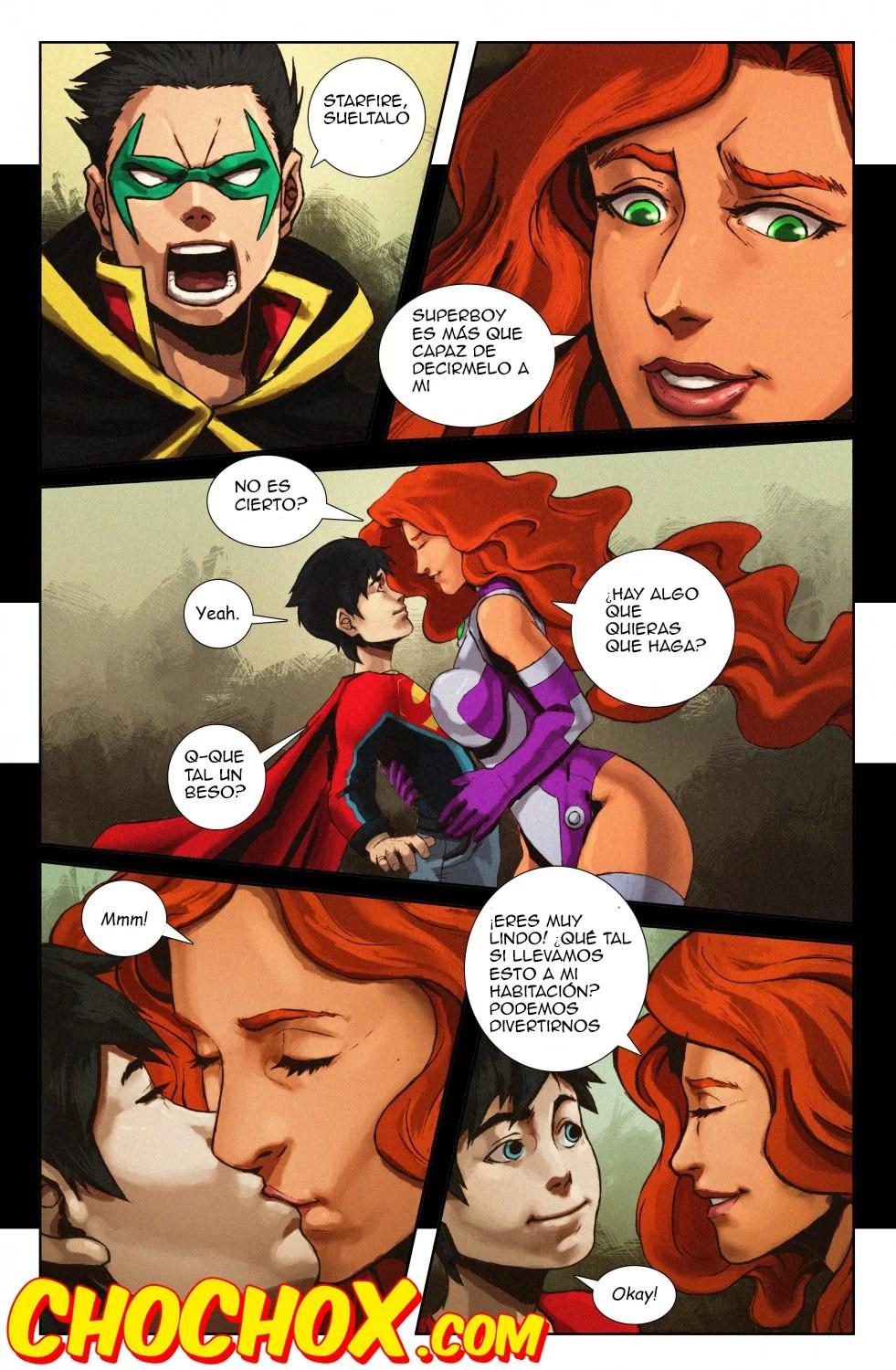 Comic Porno Super Sons XXX - Teen Titans (#4)