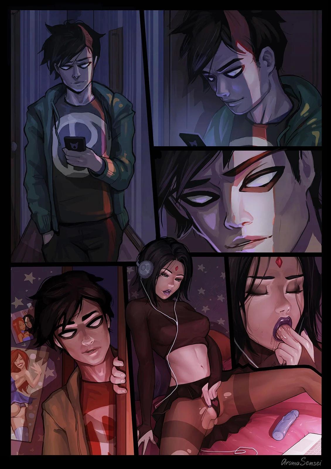 Comic Porno de Teen Titans - AromaSensei (#1)
