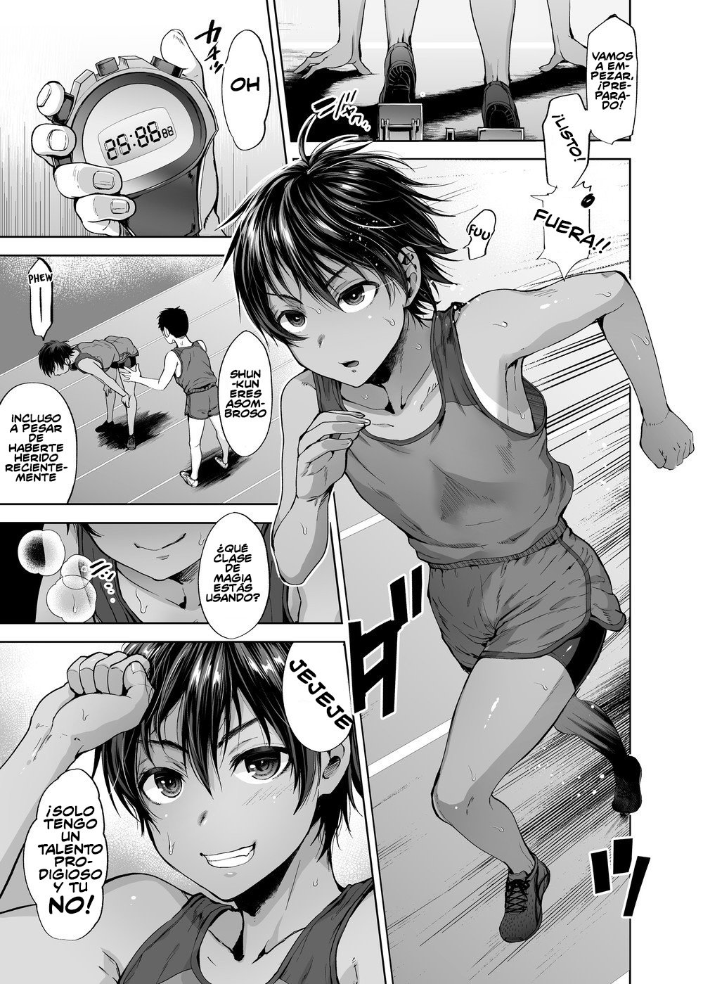 Comic Porno Rikujou Shounen To Himitsu No Tokkun Massage - Hentai Gay (#3)