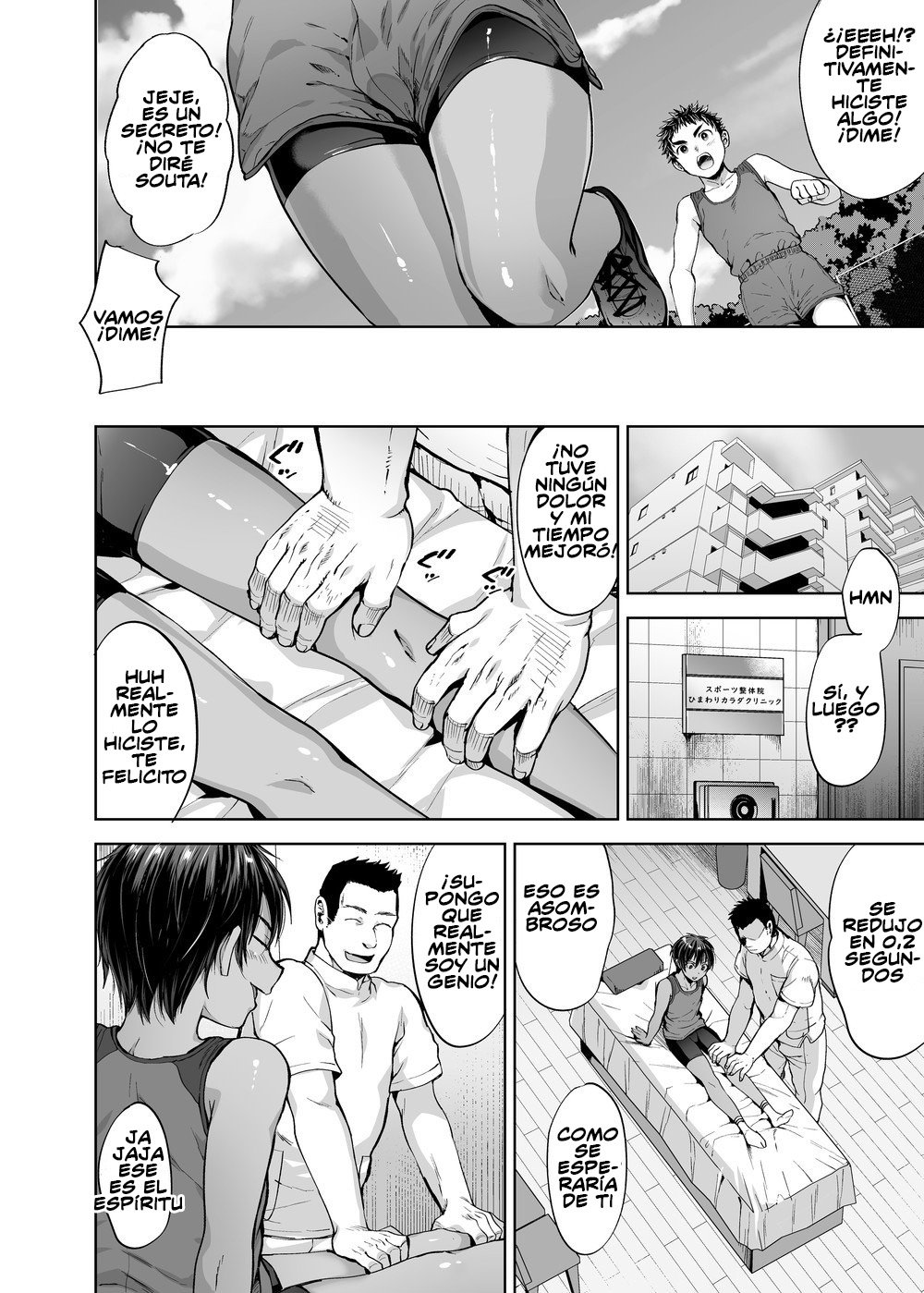 Comic Porno Rikujou Shounen To Himitsu No Tokkun Massage - Hentai Gay (#4)