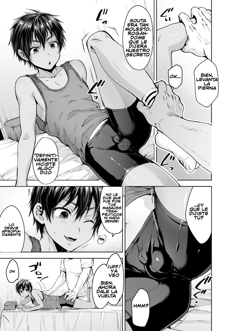 Comic Porno Rikujou Shounen To Himitsu No Tokkun Massage - Hentai Gay (#5)