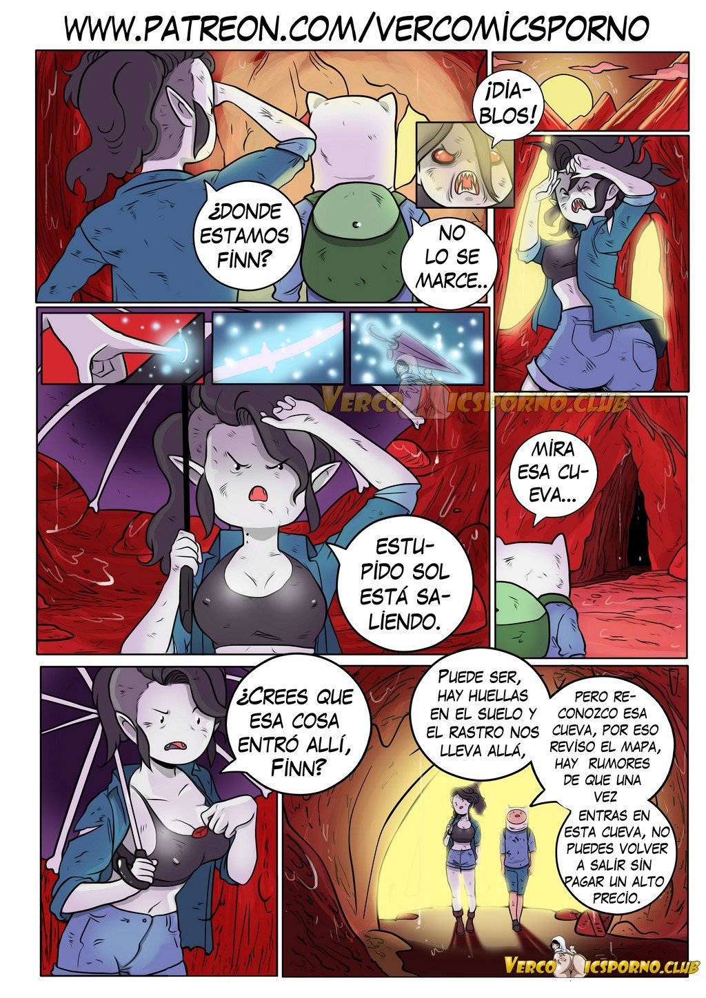 Comic Porno Saldrias Conmigo? - Hora De Aventuras (#7)