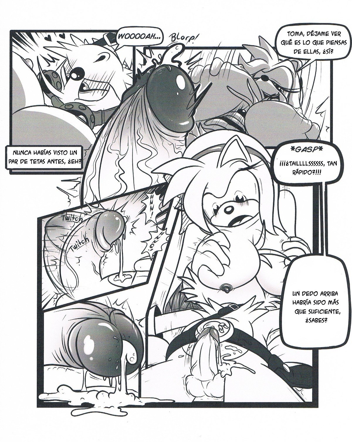 Comic Porno de Below The Belt - Amy Rose XXX (#11)
