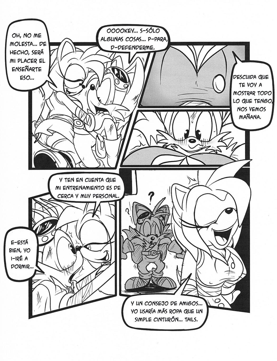 Comic Porno Below The Belt - Amy Rose XXX (#4)