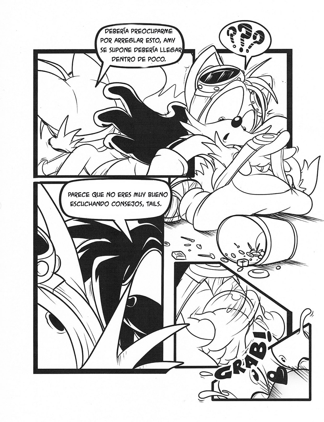 Comic Porno Below The Belt - Amy Rose XXX (#6)