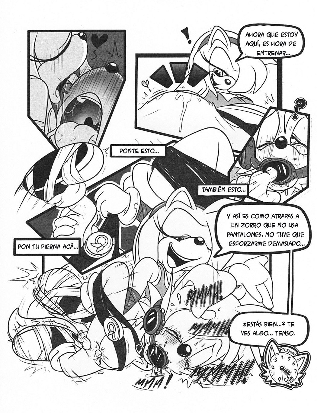 Comic Porno de Below The Belt - Amy Rose XXX (#9)