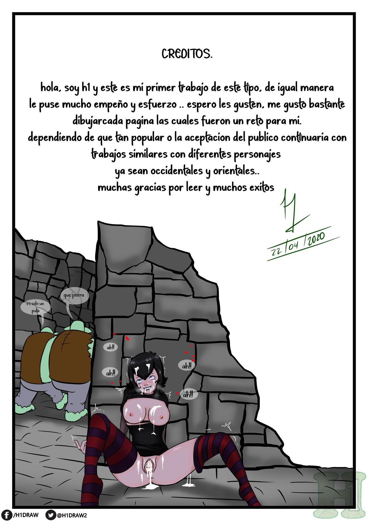Comic Porno de Service 1 - Hotel Transylvania (#8)