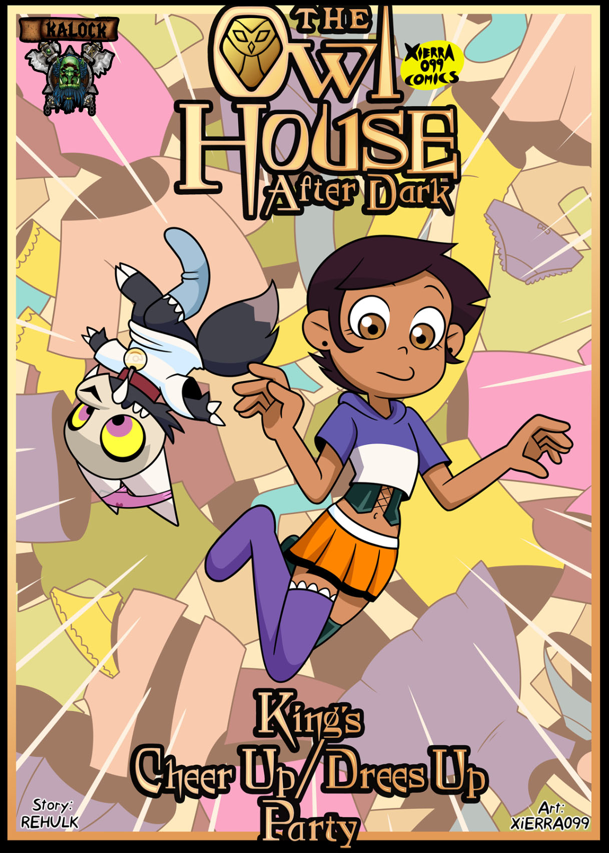 Comic Porno de The Owl House - After Dark - King’s Cheer Up Dress Up Party - Xierra099 (#1)