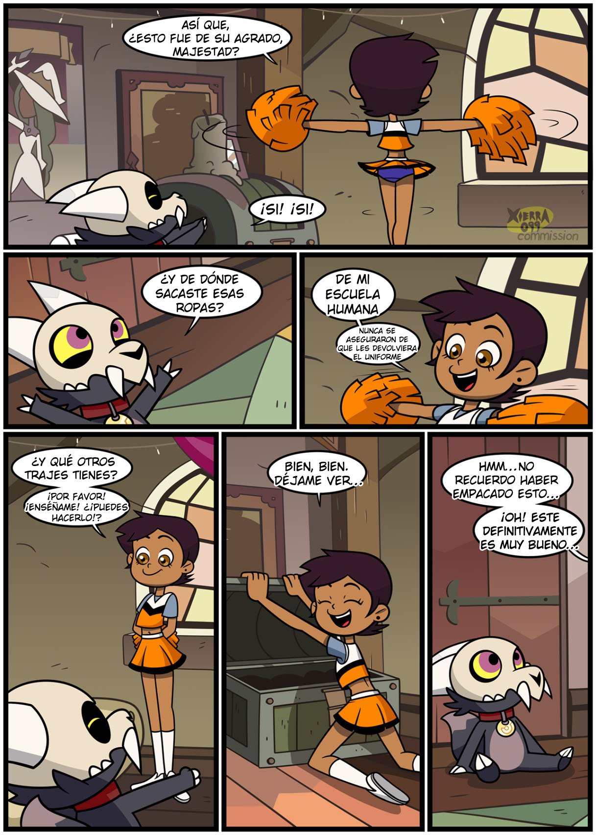 Comic Porno The Owl House - After Dark - King’s Cheer Up Dress Up Party - Xierra099 (#4)