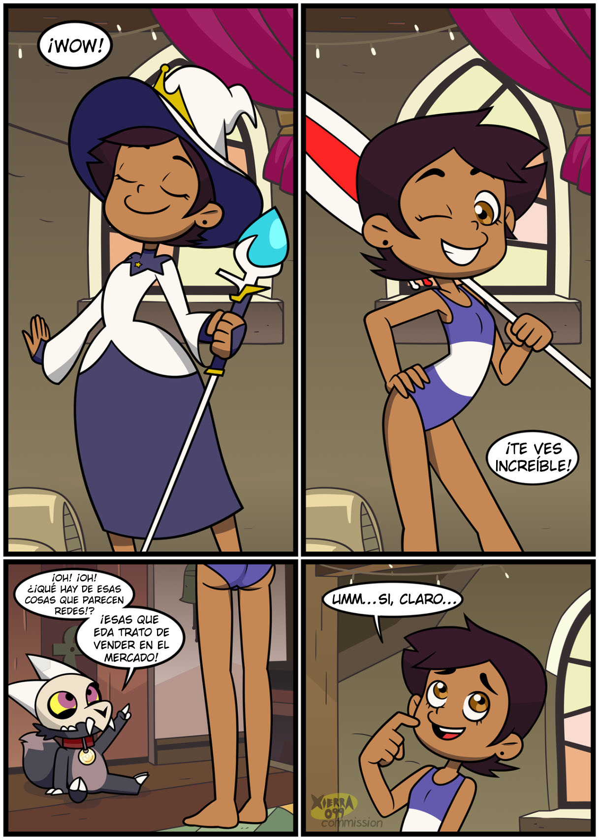 Comic Porno The Owl House - After Dark - King’s Cheer Up Dress Up Party - Xierra099 (#5)