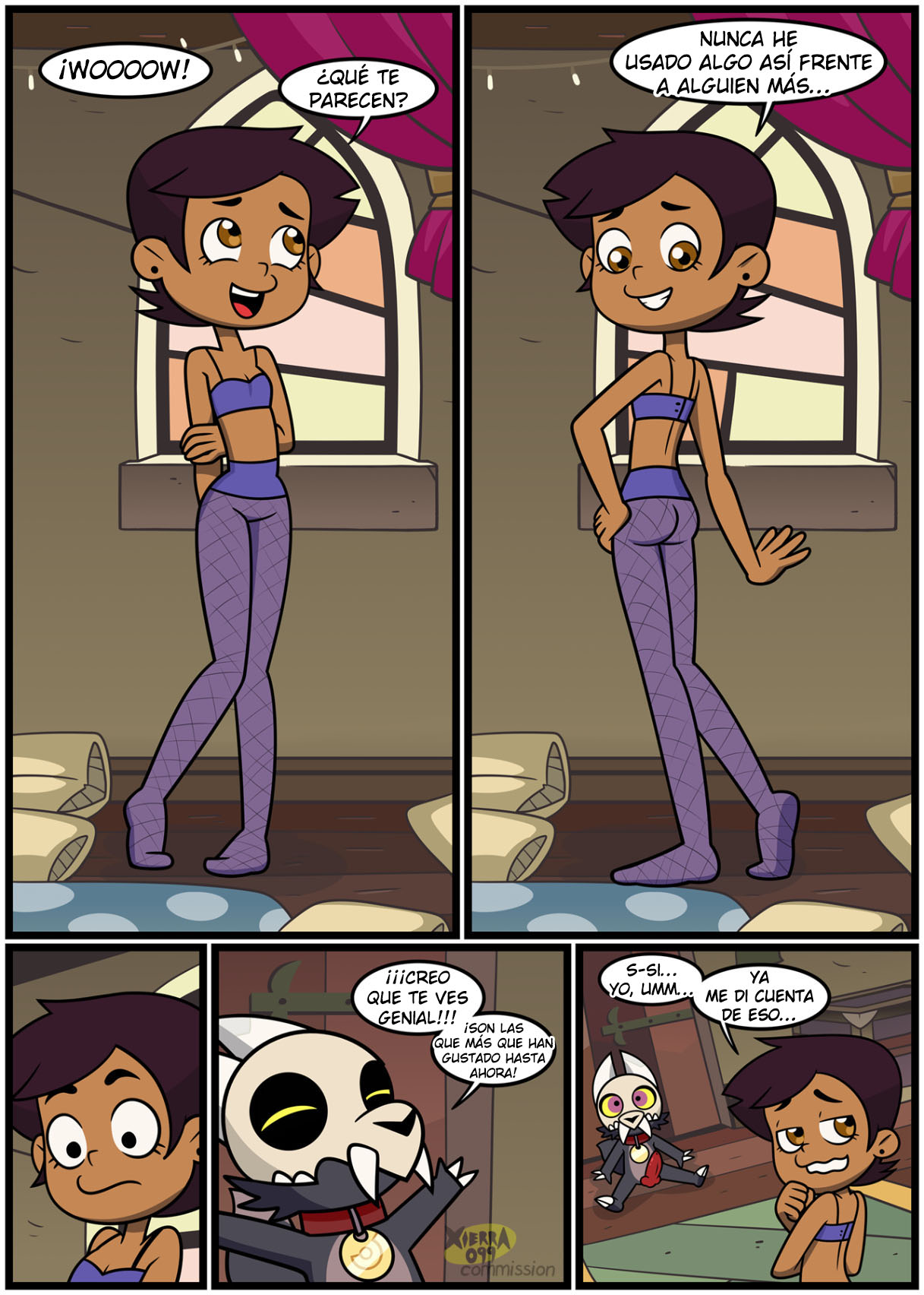 Comic Porno The Owl House - After Dark - King’s Cheer Up Dress Up Party - Xierra099 (#6)