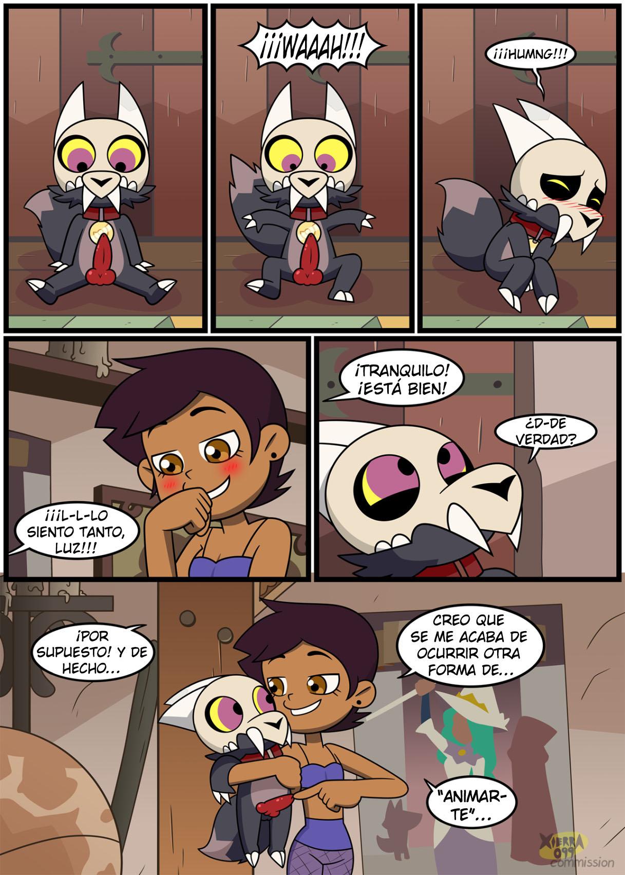 Comic Porno The Owl House - After Dark - King’s Cheer Up Dress Up Party - Xierra099 (#7)