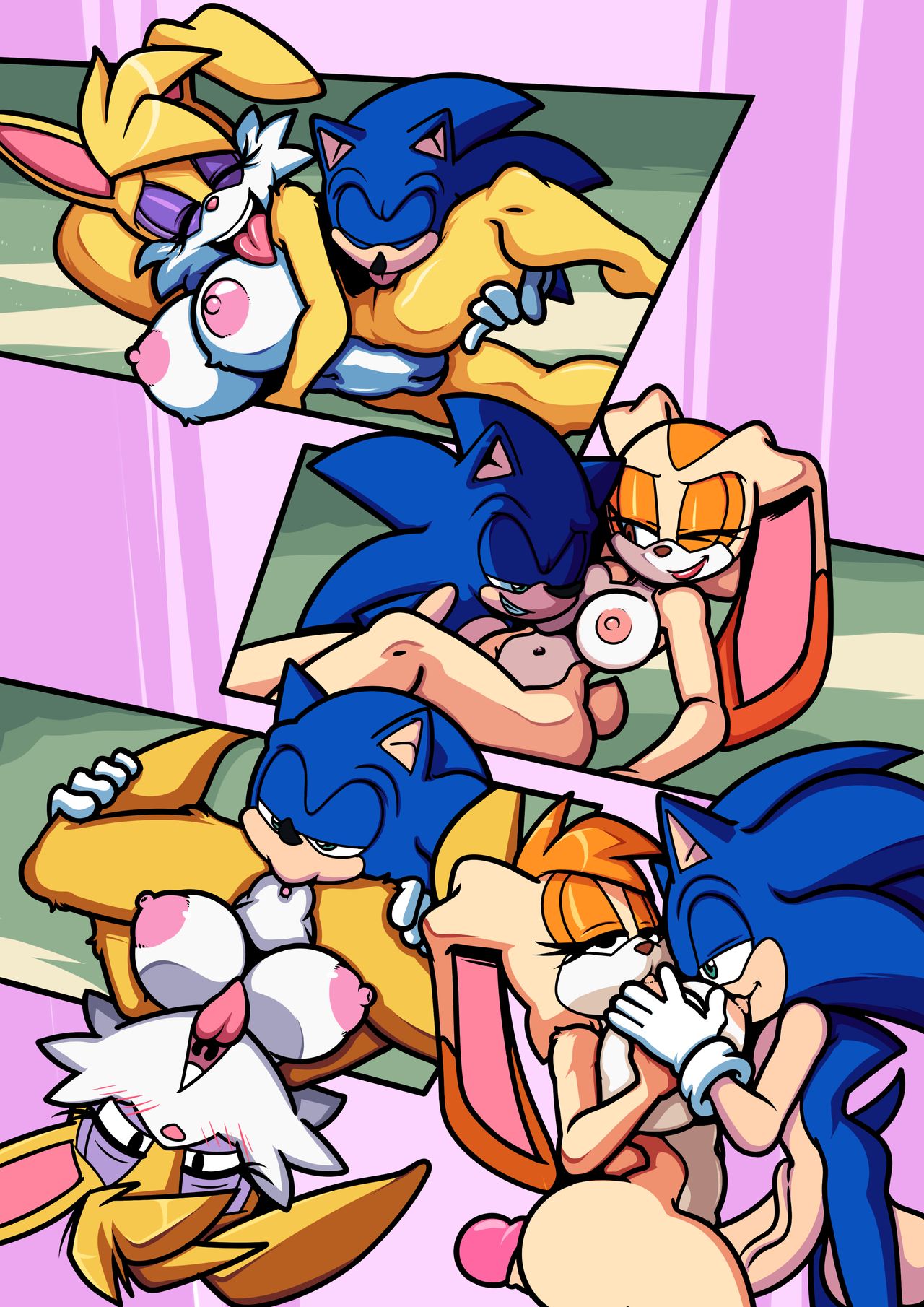Comic Porno Sonic Girls Easter (#2)