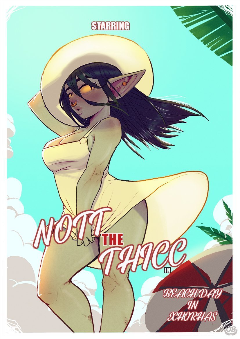 Comic Porno de Nott The Thicc - Beach Day In Xhorhas (#1)