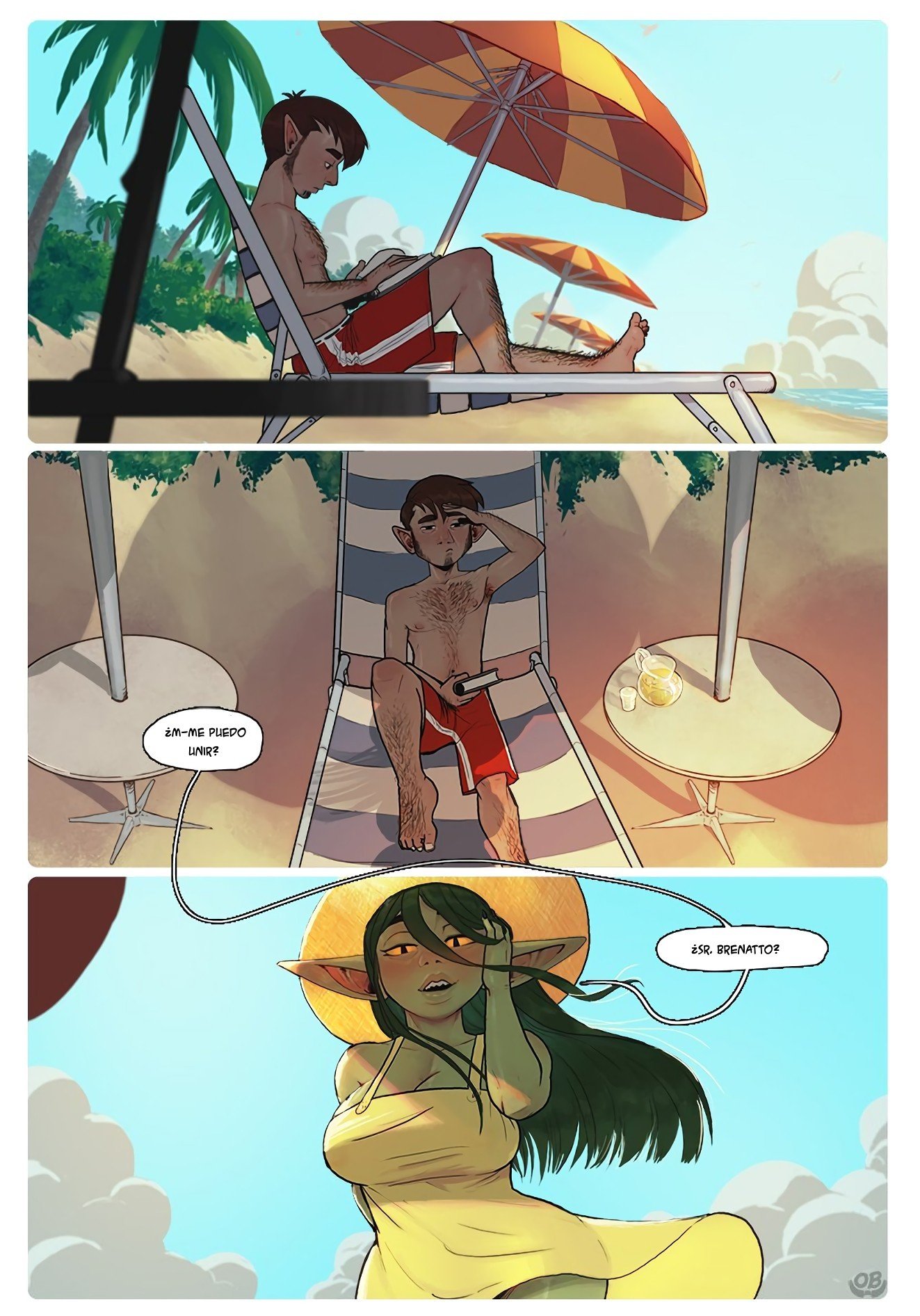 Comic Porno Nott The Thicc - Beach Day In Xhorhas (#2)