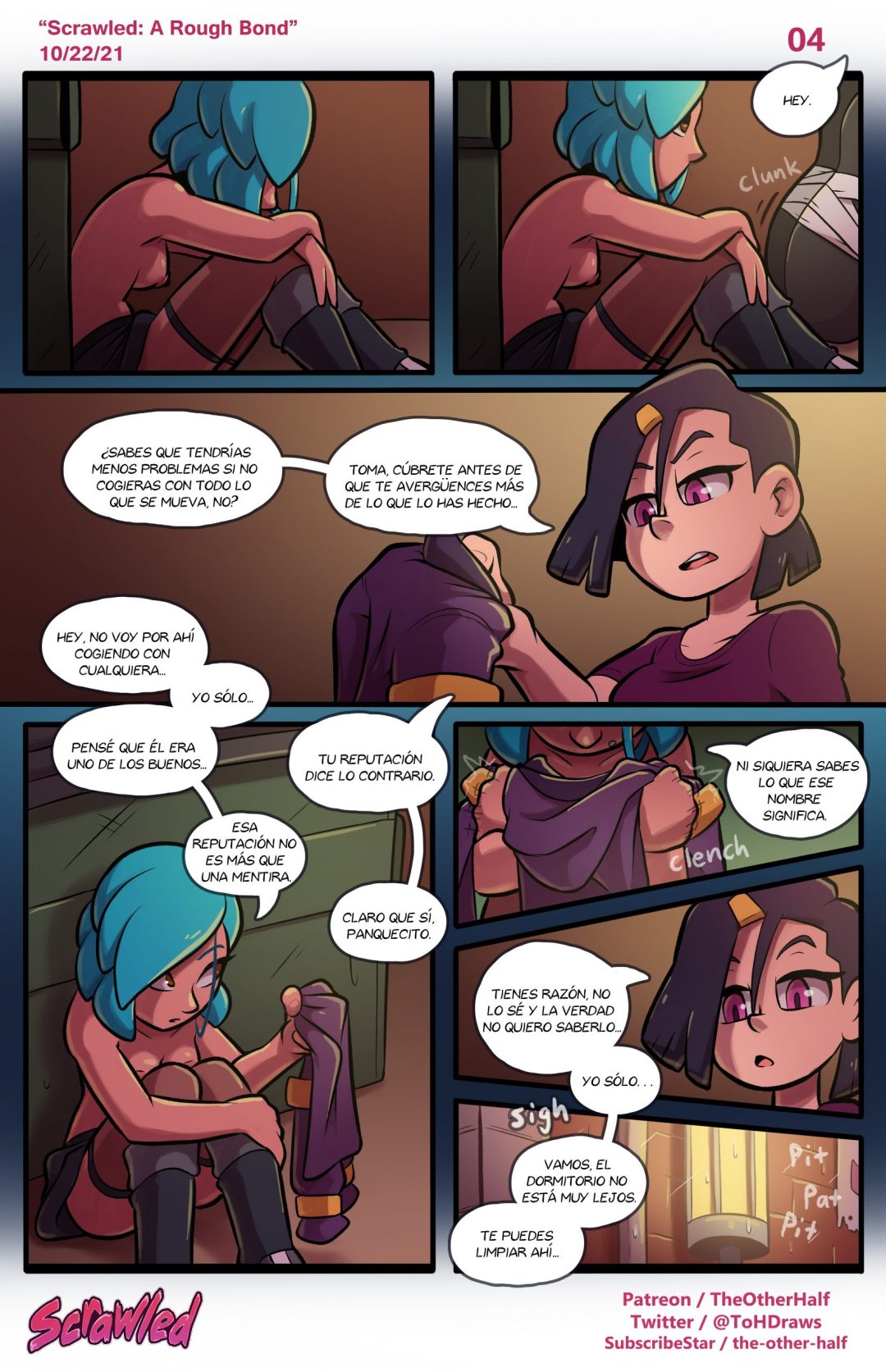 Comic Porno Scrawled - A Rough Bond - TheOtherHalf (#4)