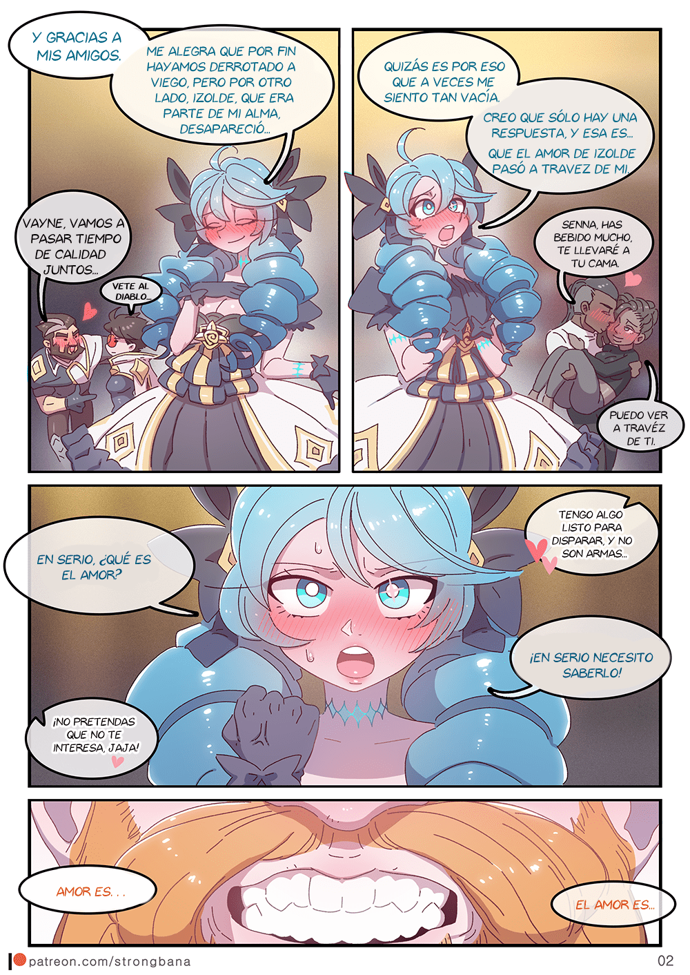 Comic Porno TOO MUCH LOVE WILL FILL YOU - Strong Bana (#4)