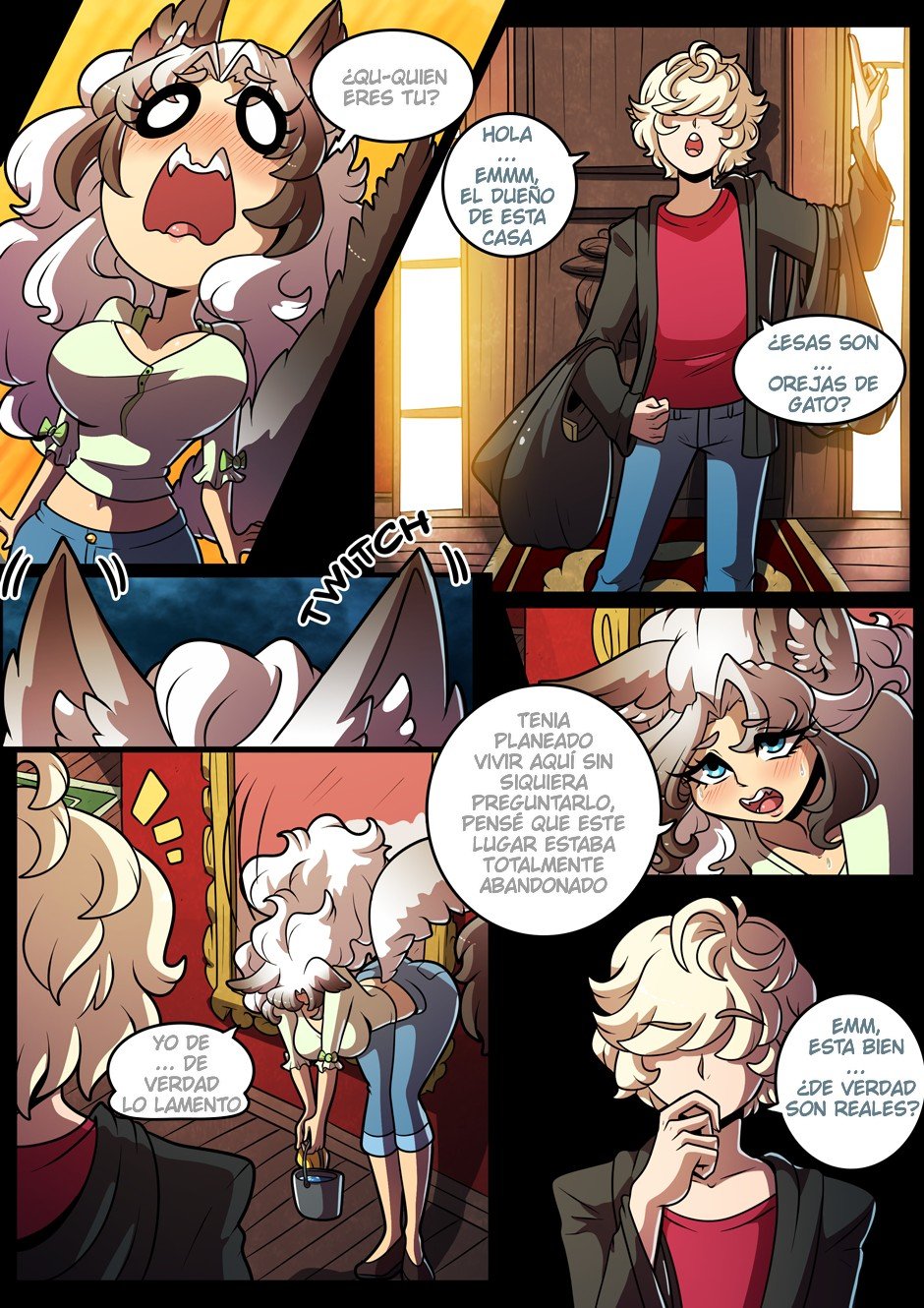 Comic Porno Feline Chateau 1 (#4)