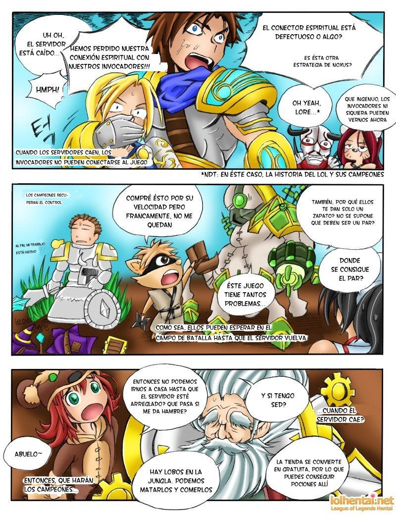 Comic Porno Cuando Los Servidores Caen - LoL Hentai (#7)
