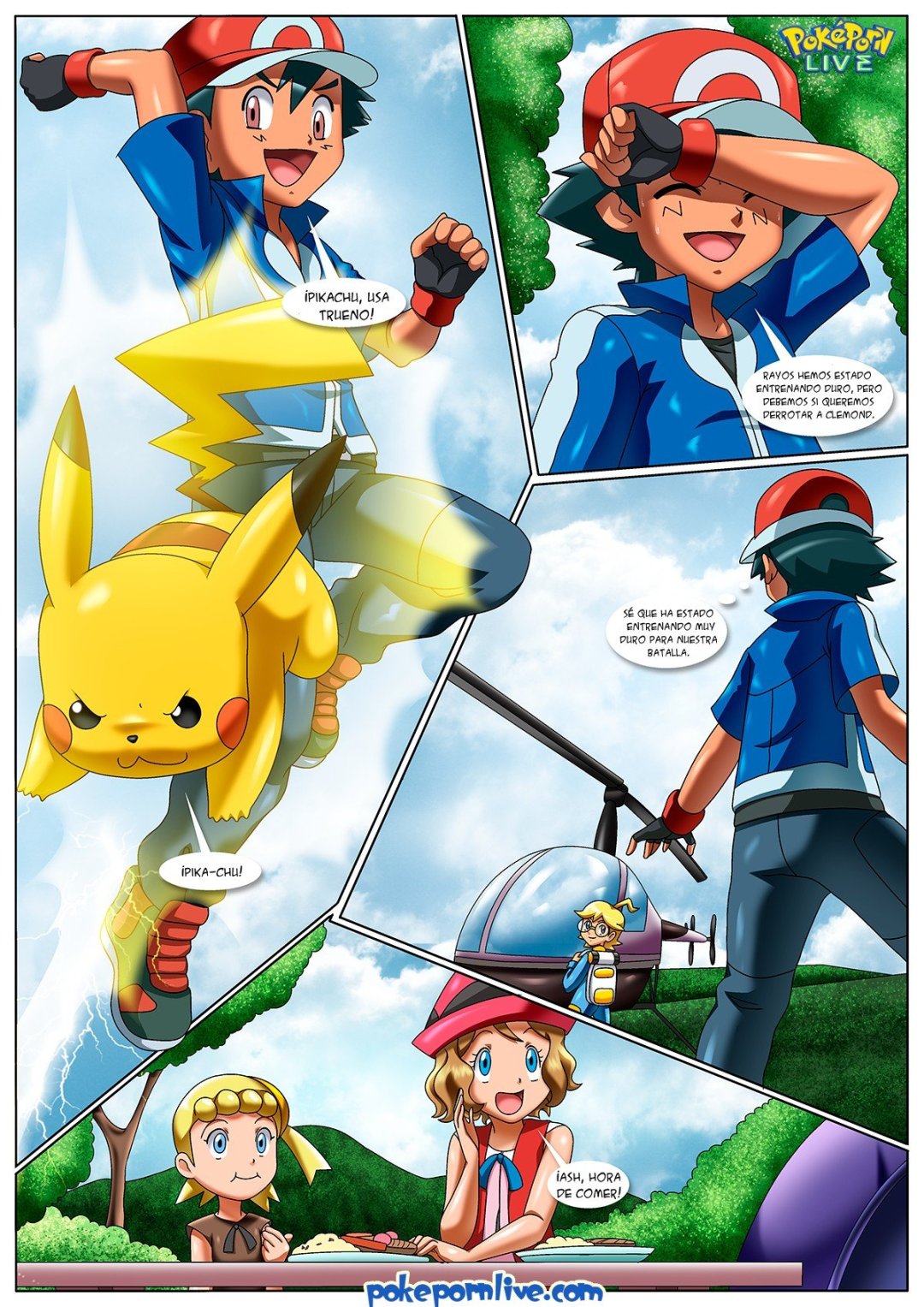 Comic Porno Kalos Threesome - Palcomix (#2)