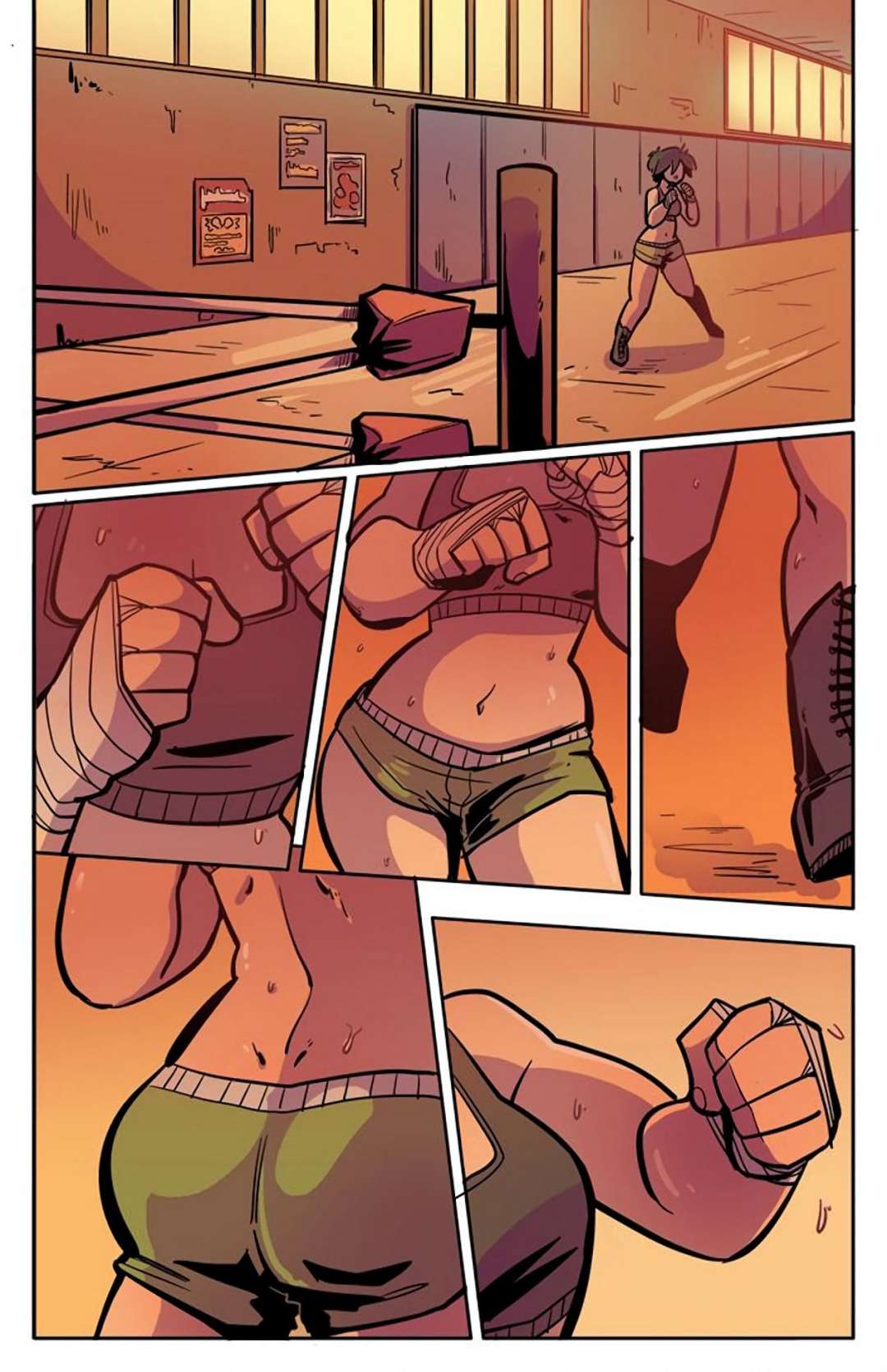 Comic Porno de Training May - Leslie Brown (#1)