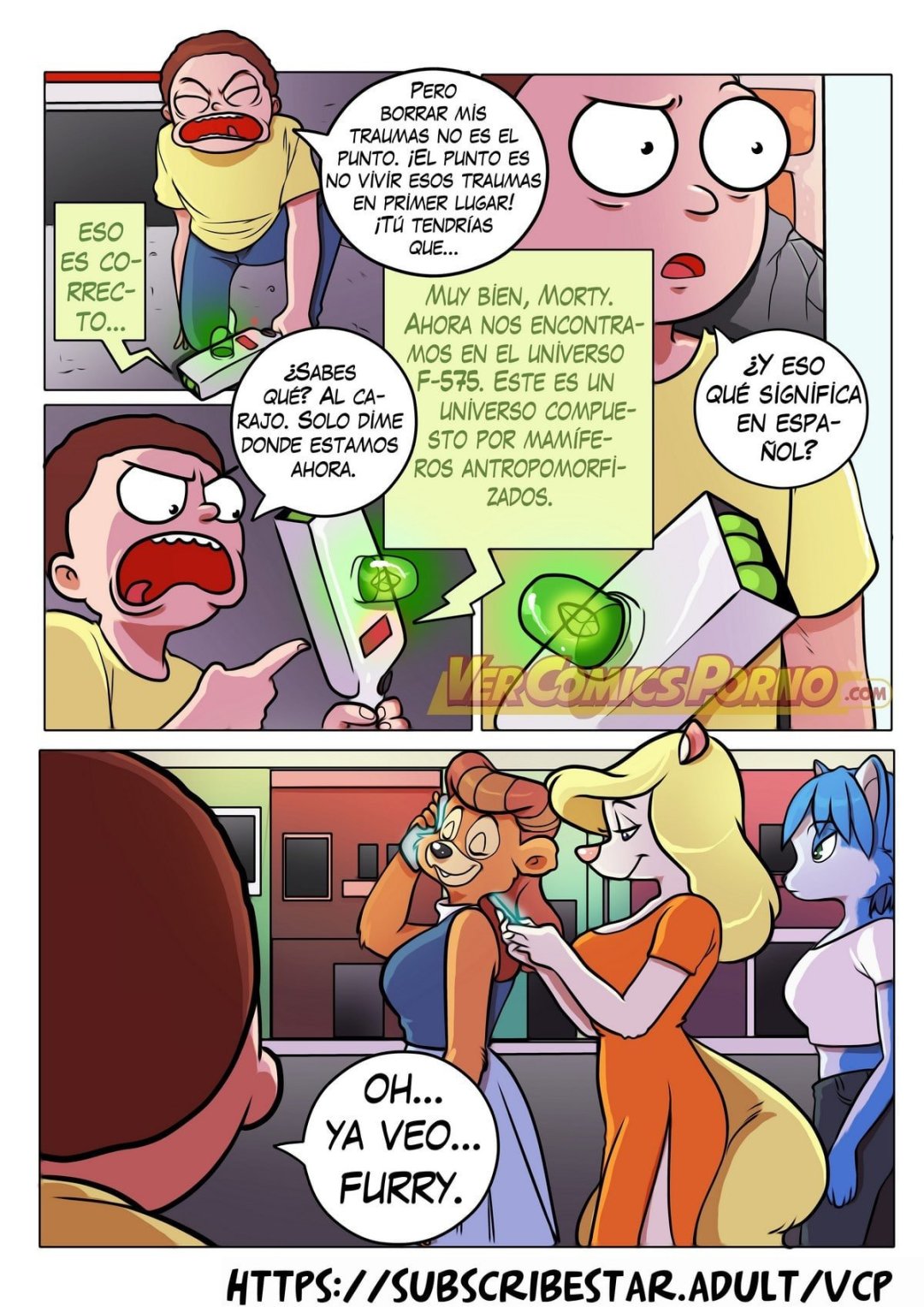 Comic Porno Rick Y Morty - Viaje De Placer 3 (#3)