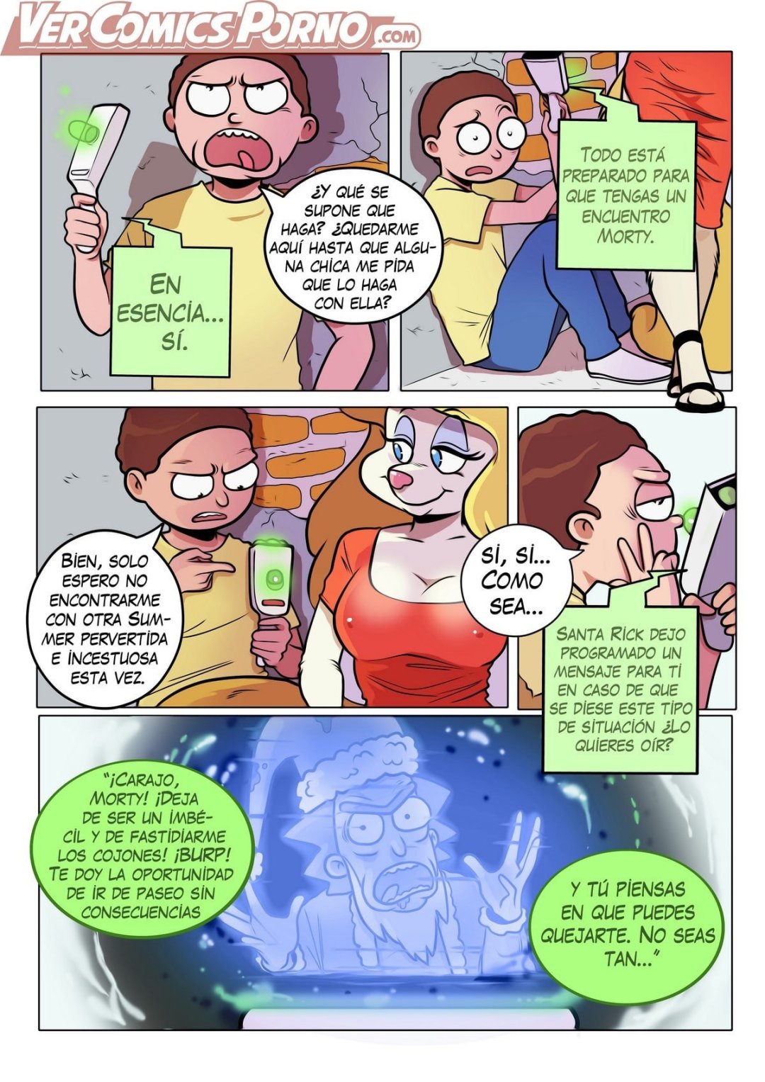 Comic Porno Rick Y Morty - Viaje De Placer 3 (#4)