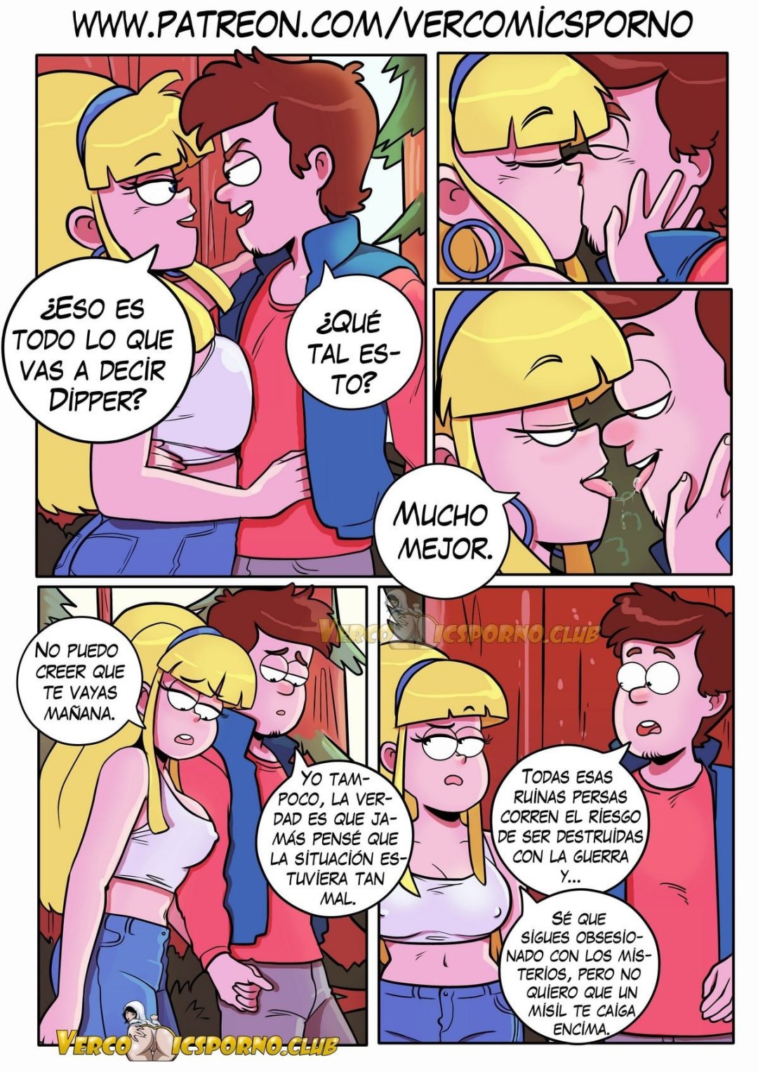 Comic Porno Gravity Falls - El Siguiente Verano (#4)