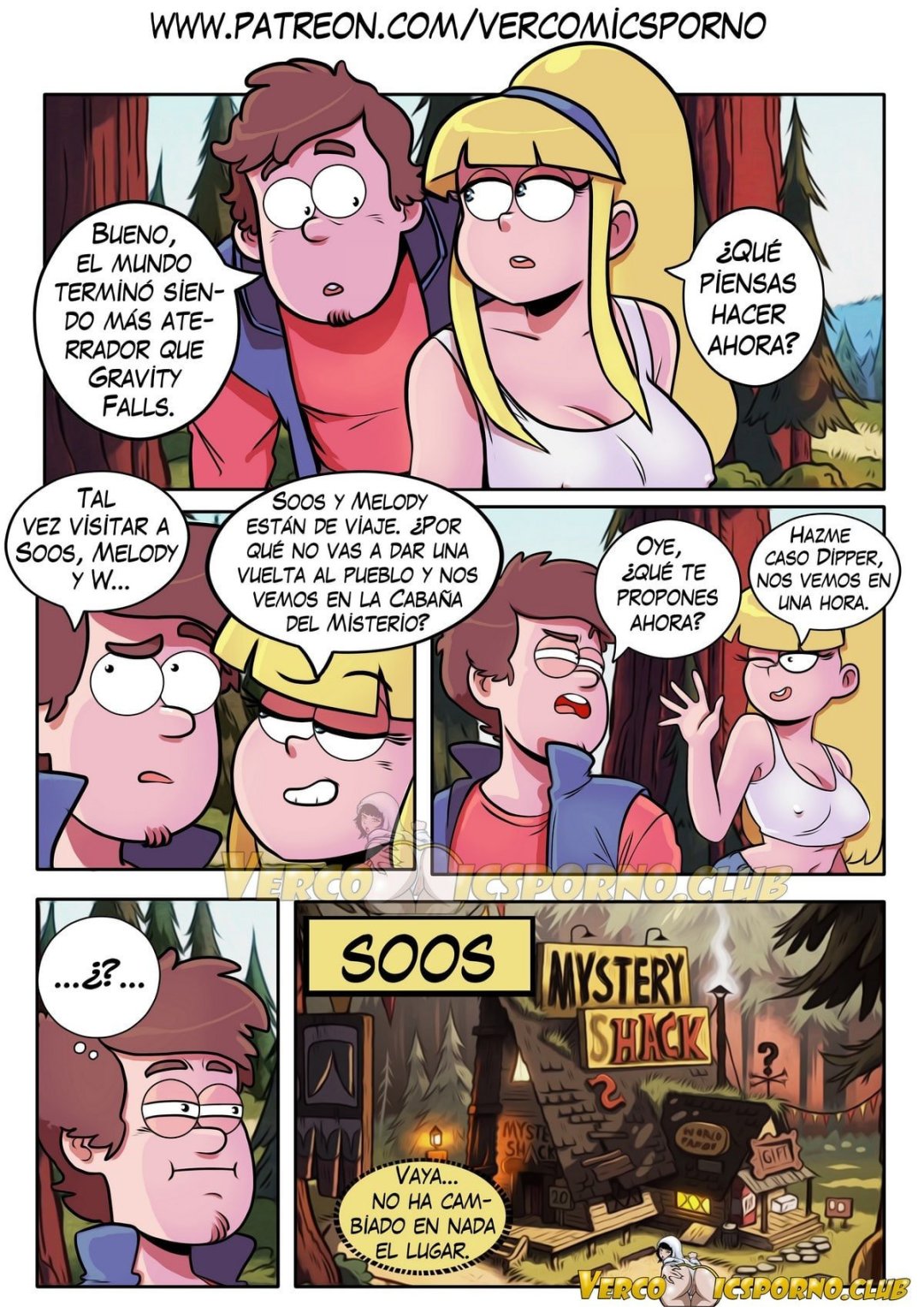 Comic Porno Gravity Falls - El Siguiente Verano (#5)