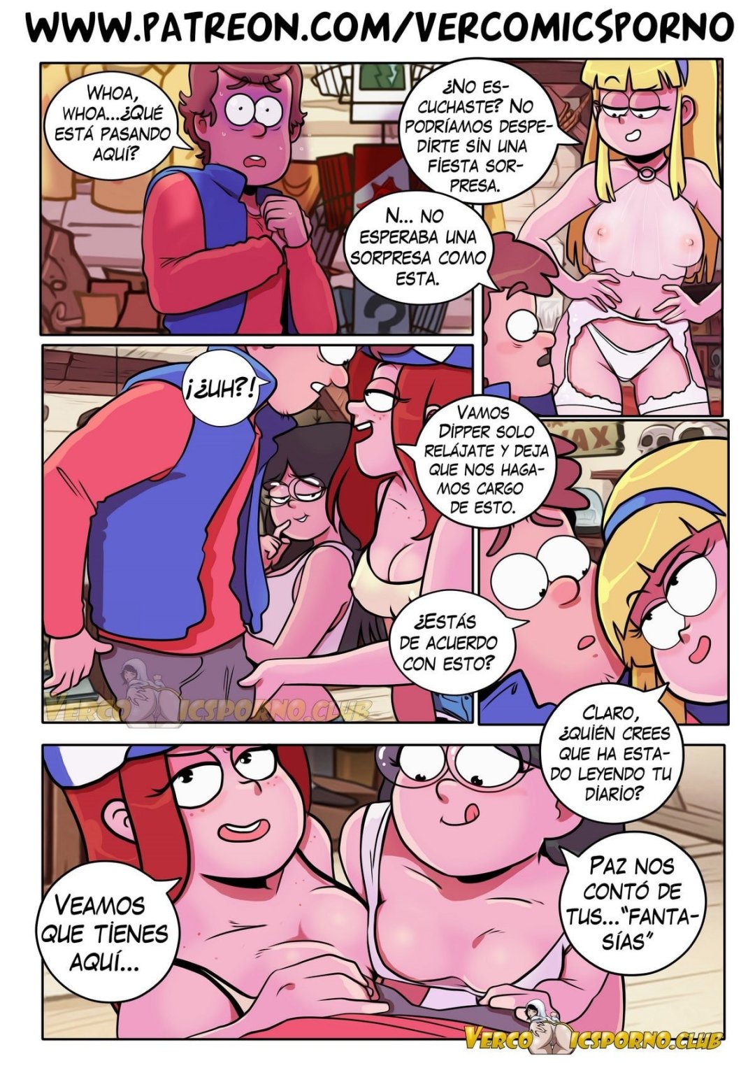 Comic Porno Gravity Falls - El Siguiente Verano (#7)