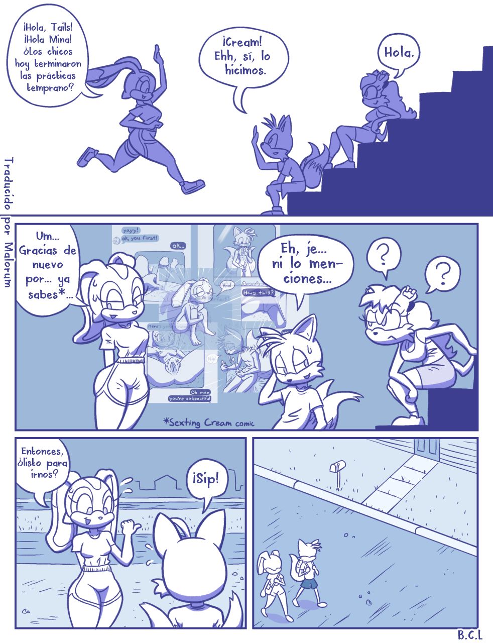 Comic Porno Lunes Lluvioso - Cream X Tails (#5)