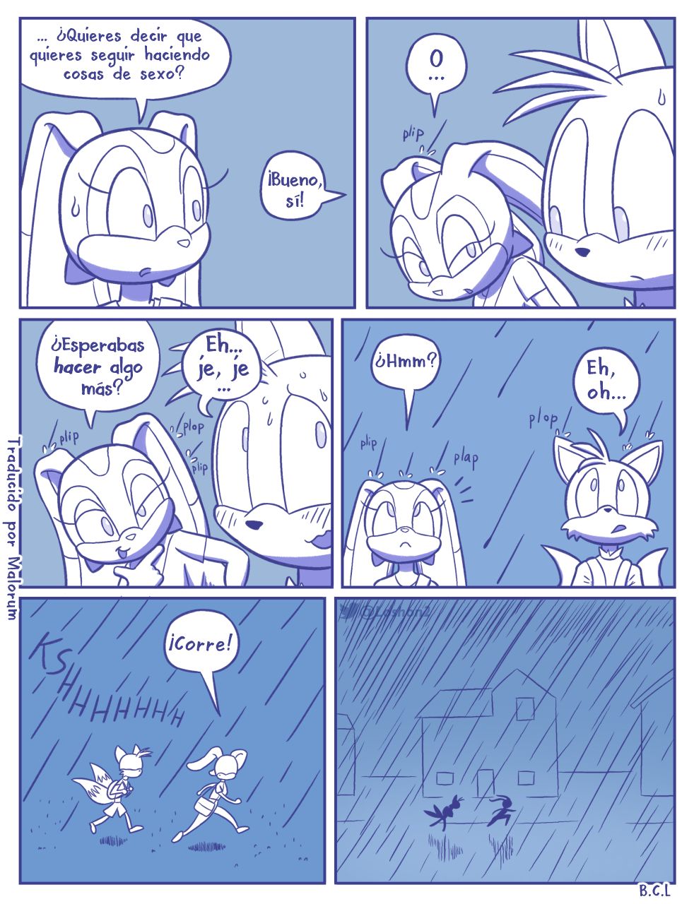 Comic Porno Lunes Lluvioso - Cream X Tails (#7)