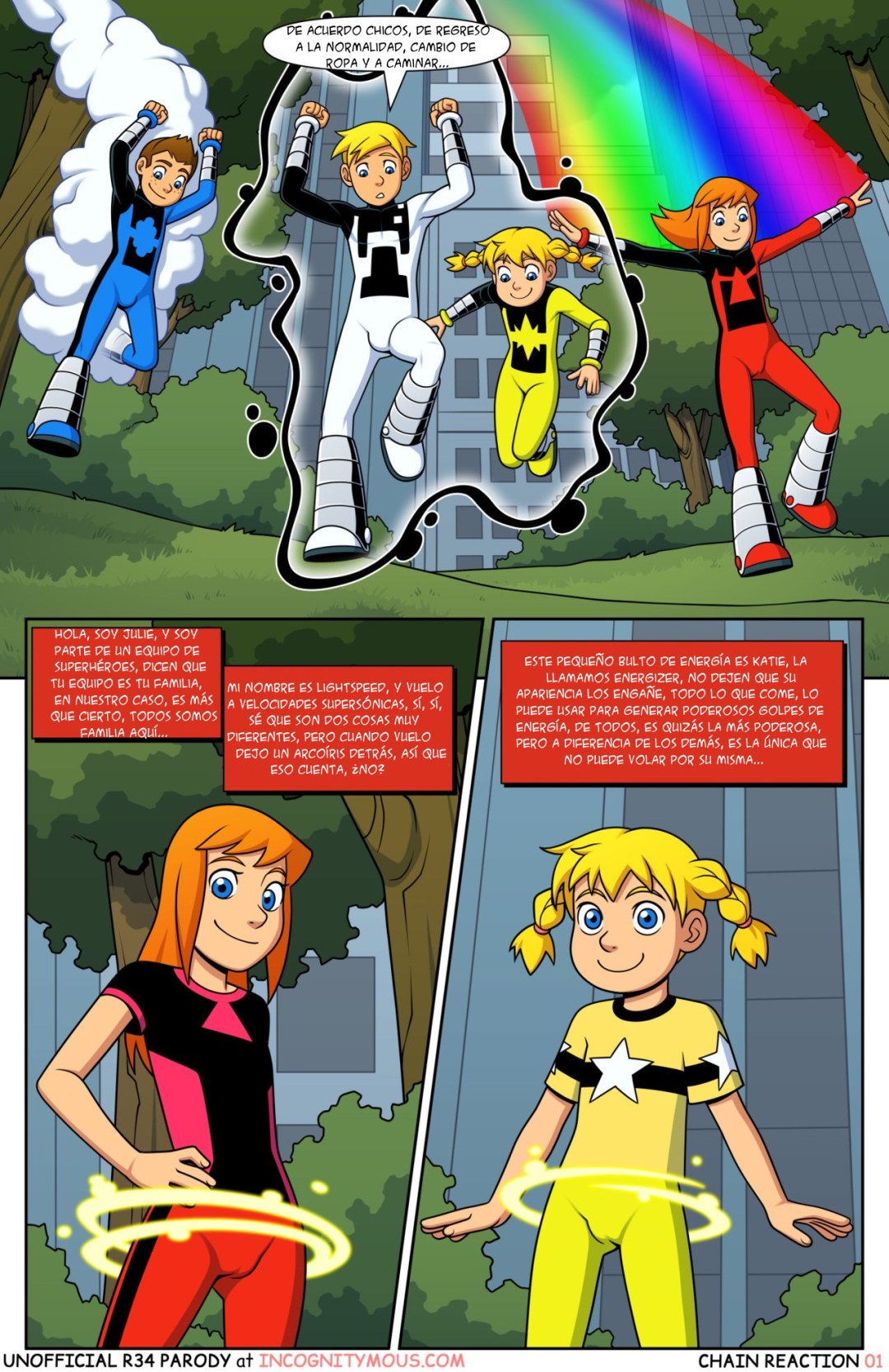 Comic Porno Chain Reaction - Incognitymous (#3)