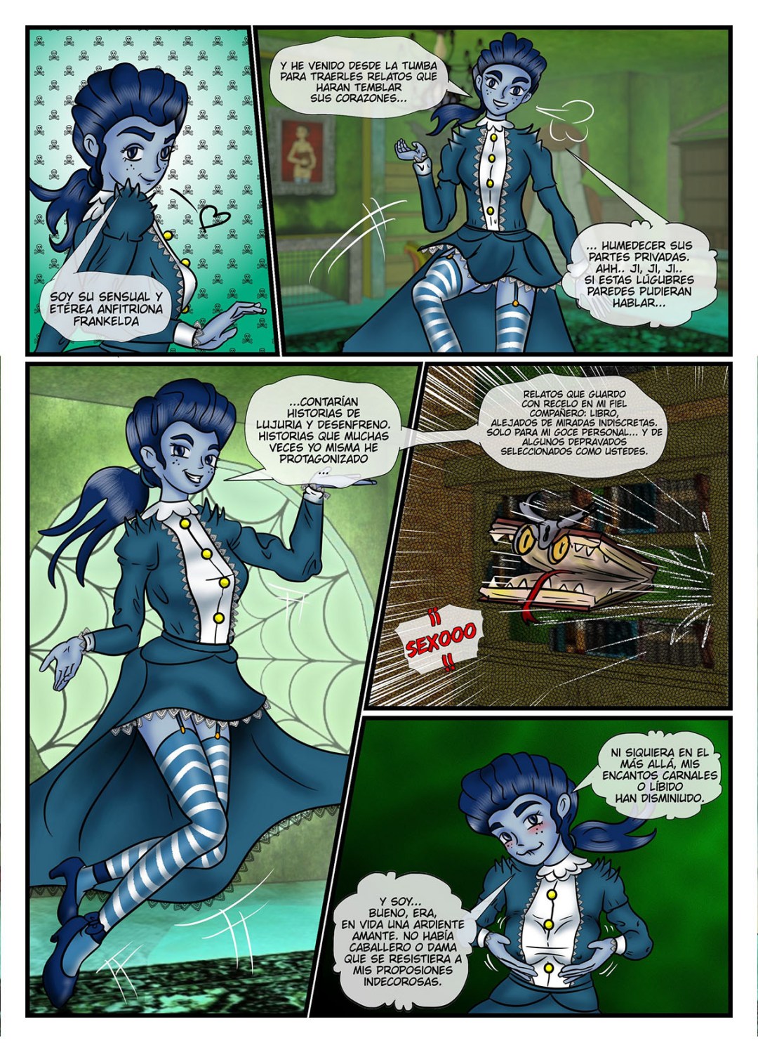 Comic Porno Los Cuentos De Frankelda - Yugosama (#4)