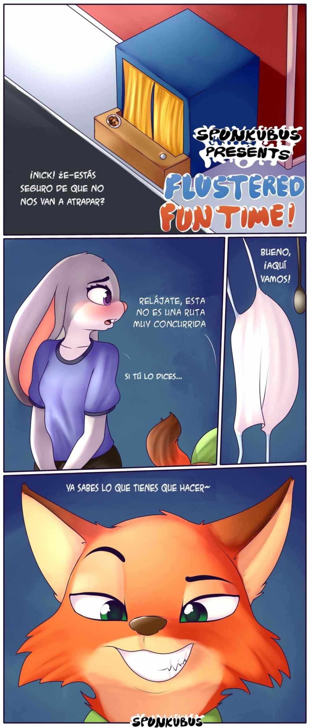 Comic Porno de Flustered Fun Time! - Zootopia (#1)