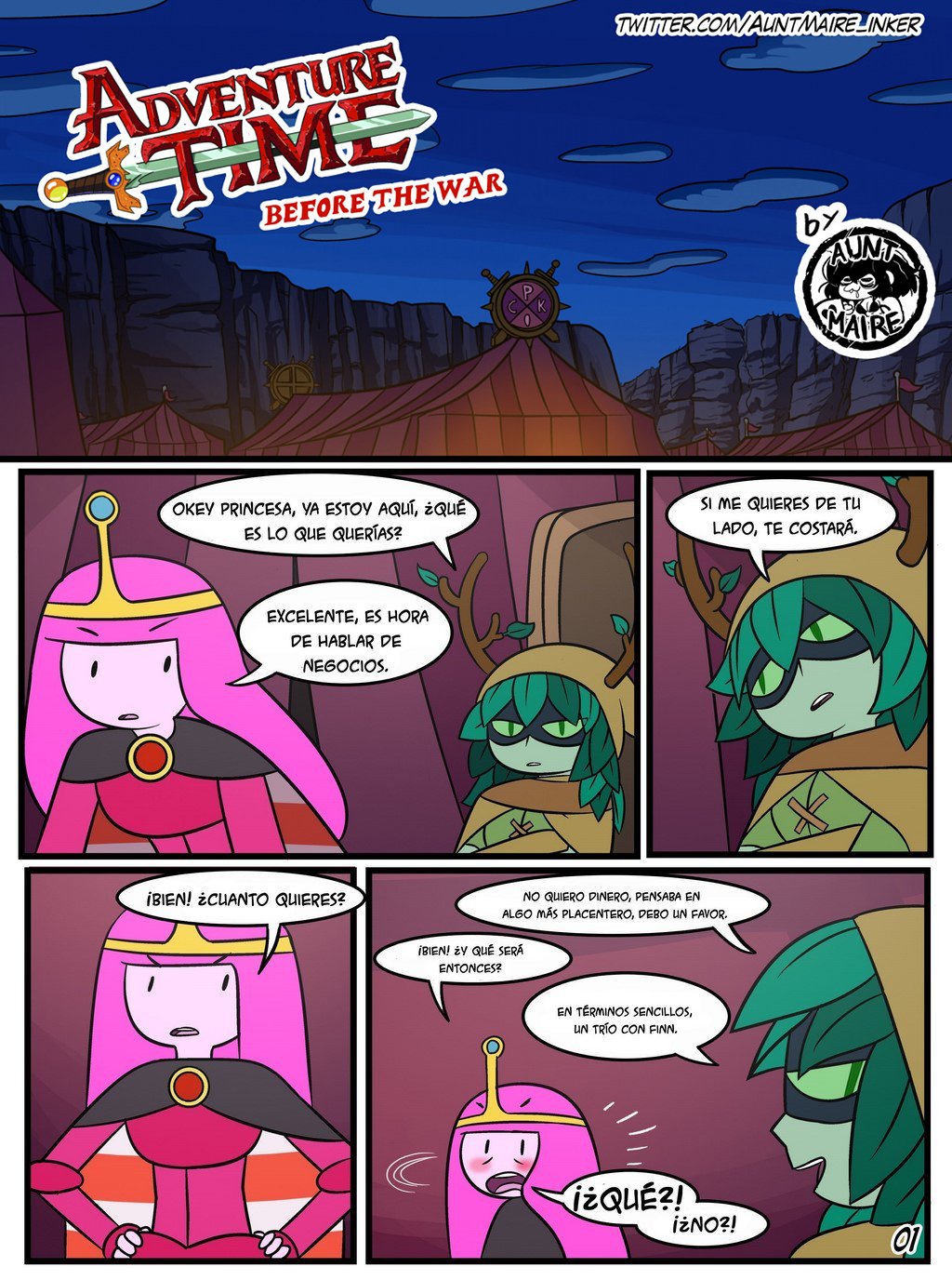Comic Porno de Before The War - Adventure Time (#1)