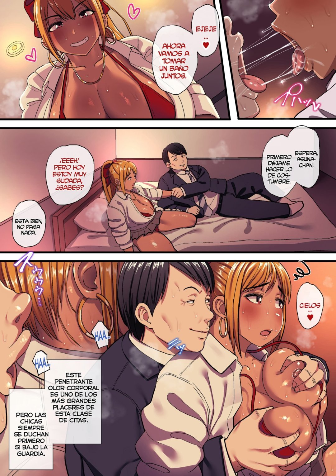 Comic Porno Enkou Oji-San Monogatari Kuro Gal Bitch Hen (#6)