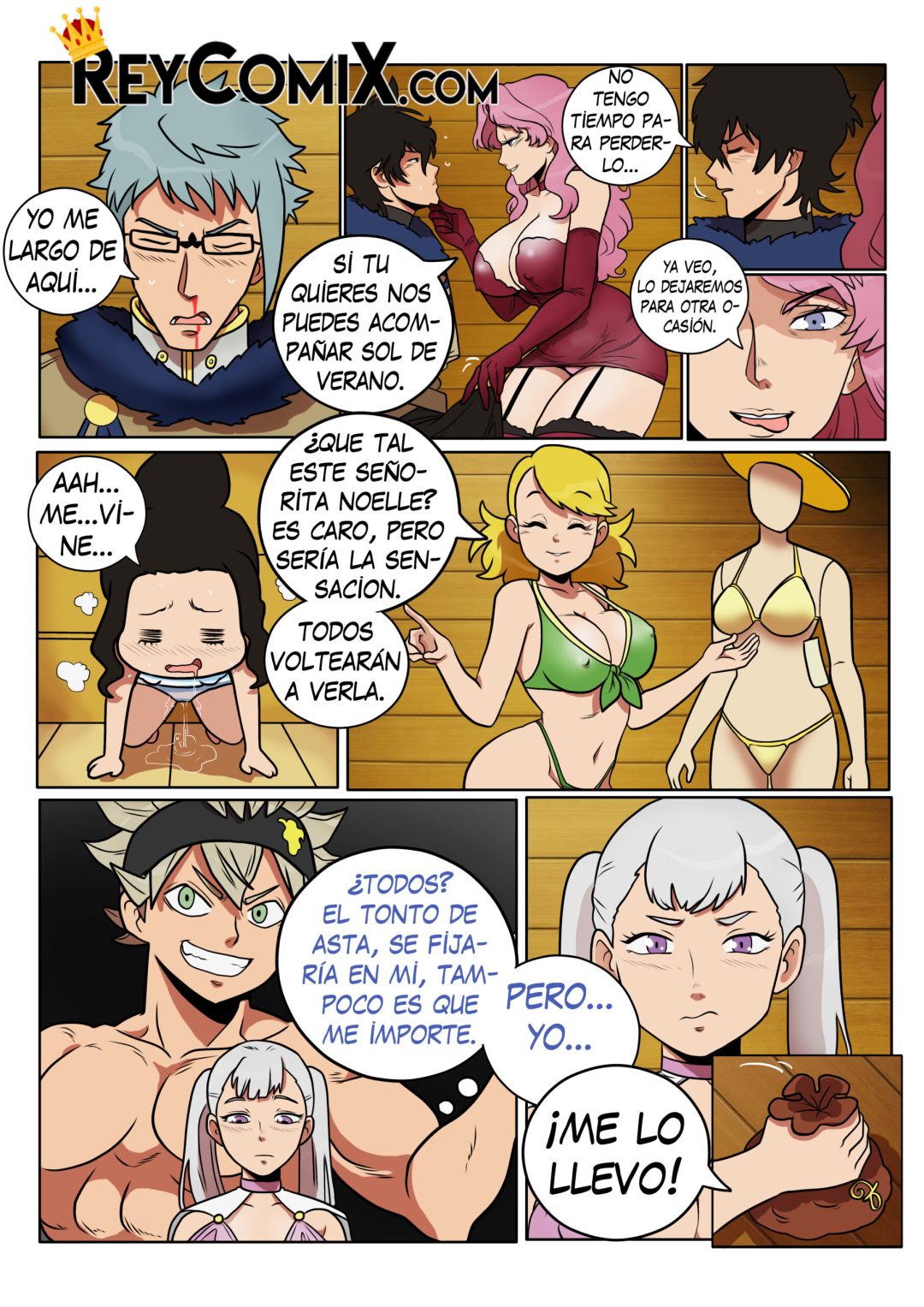 Comic Porno Black Clover - ¡Mirame! (#5)