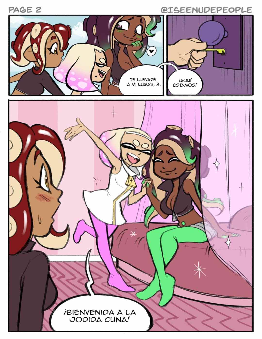 Comic Porno A Date With 8 - Splatoon Hentai (#2)