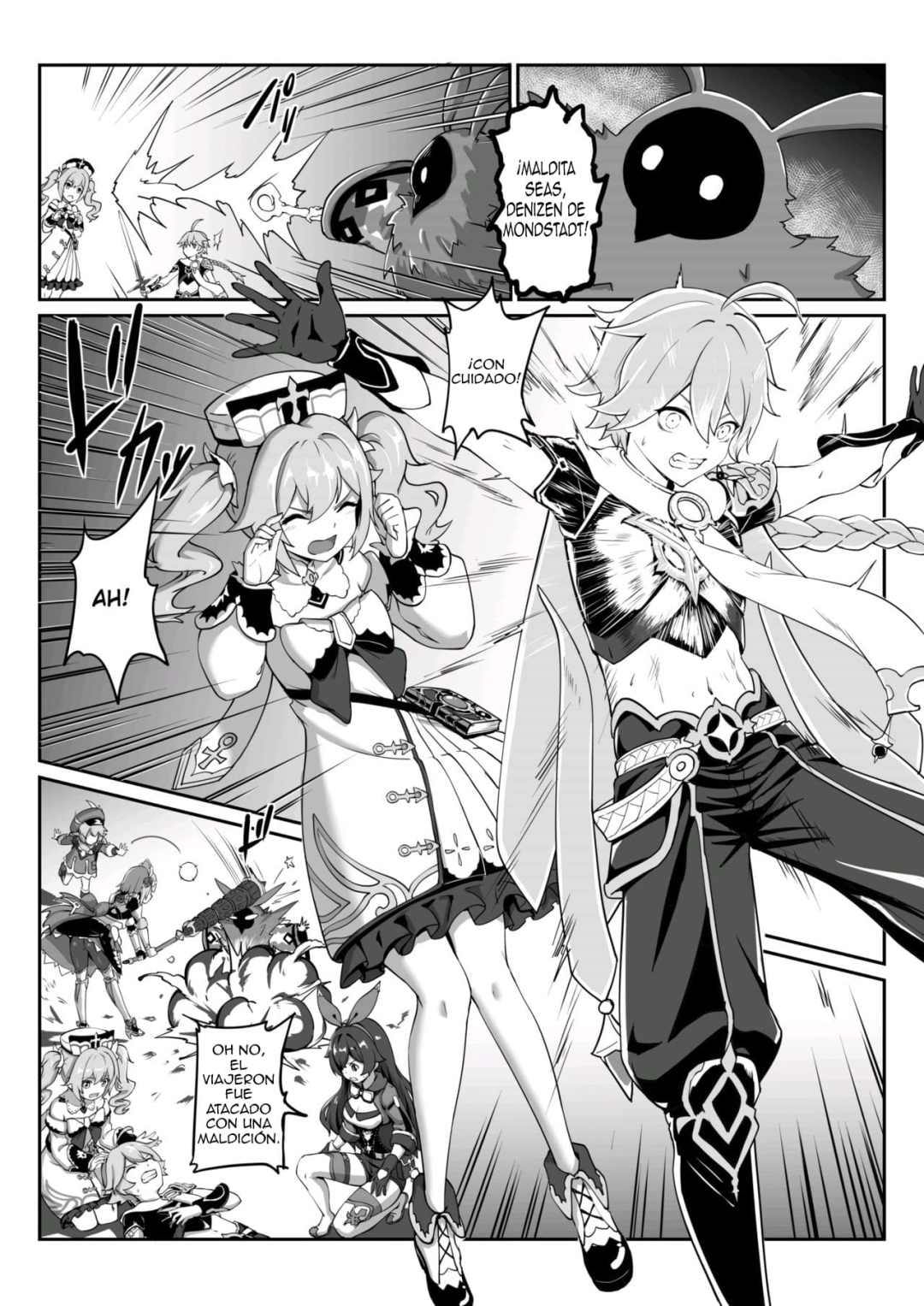 Comic Porno Barbara Star! Dush! - Genshin Impact Hentai (#3)
