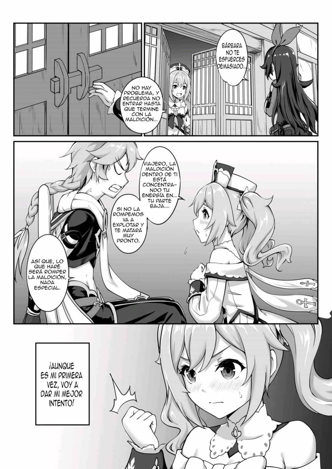 Comic Porno Barbara Star! Dush! - Genshin Impact Hentai (#5)