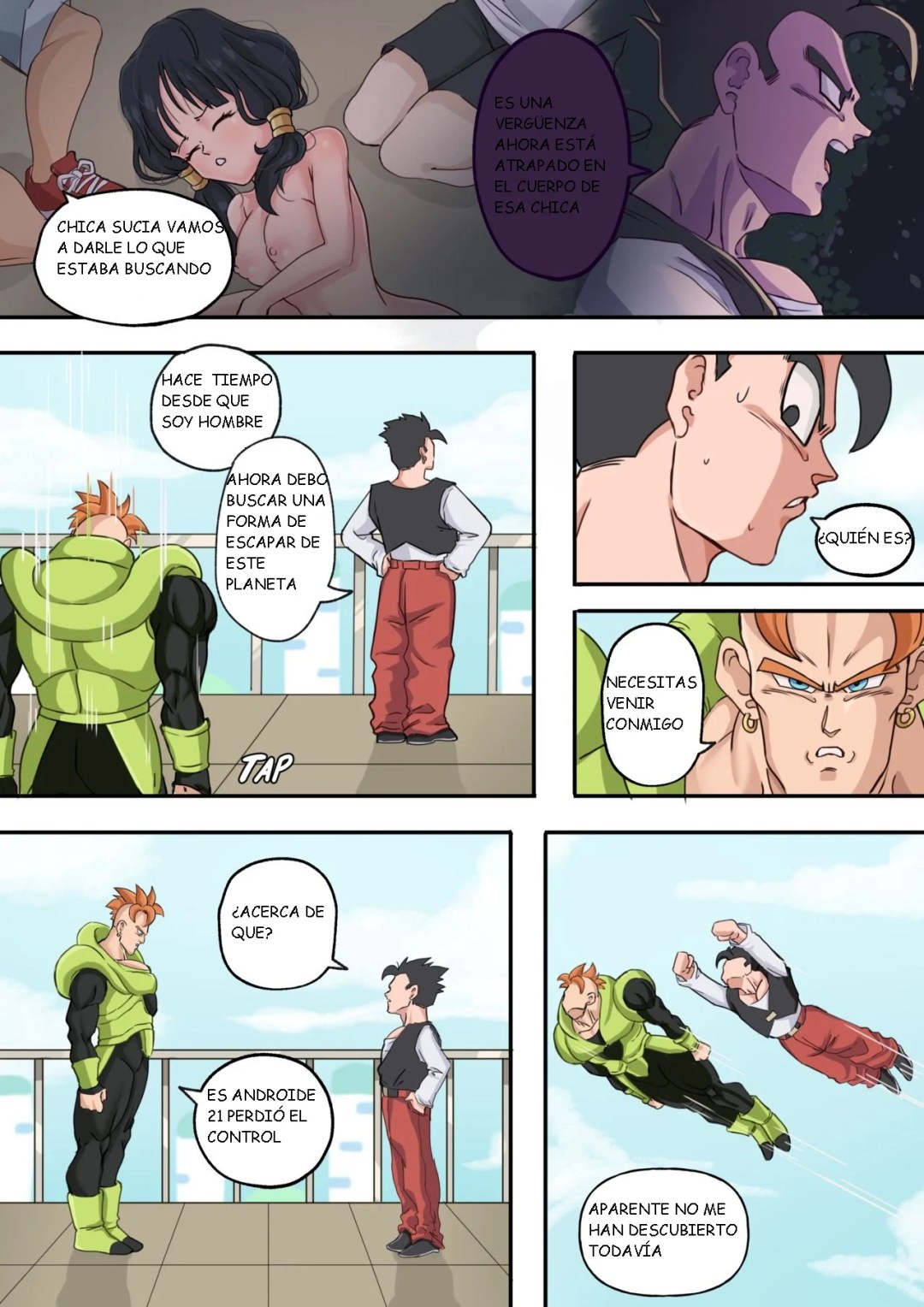 Comic Porno Body Change 3 - AxlexCima (#4)