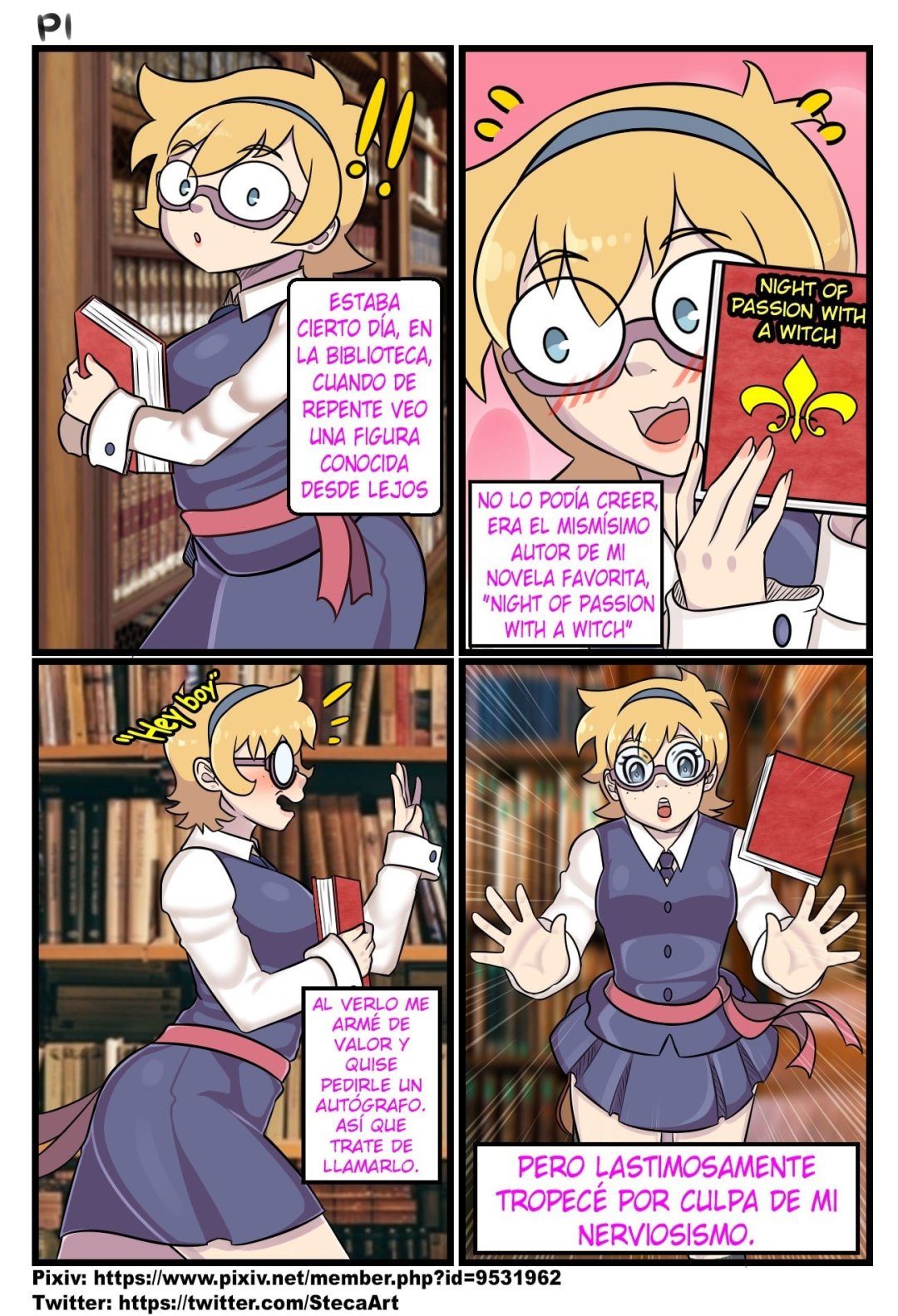 Comic Porno de Little Witch Academia - Steca (#1)