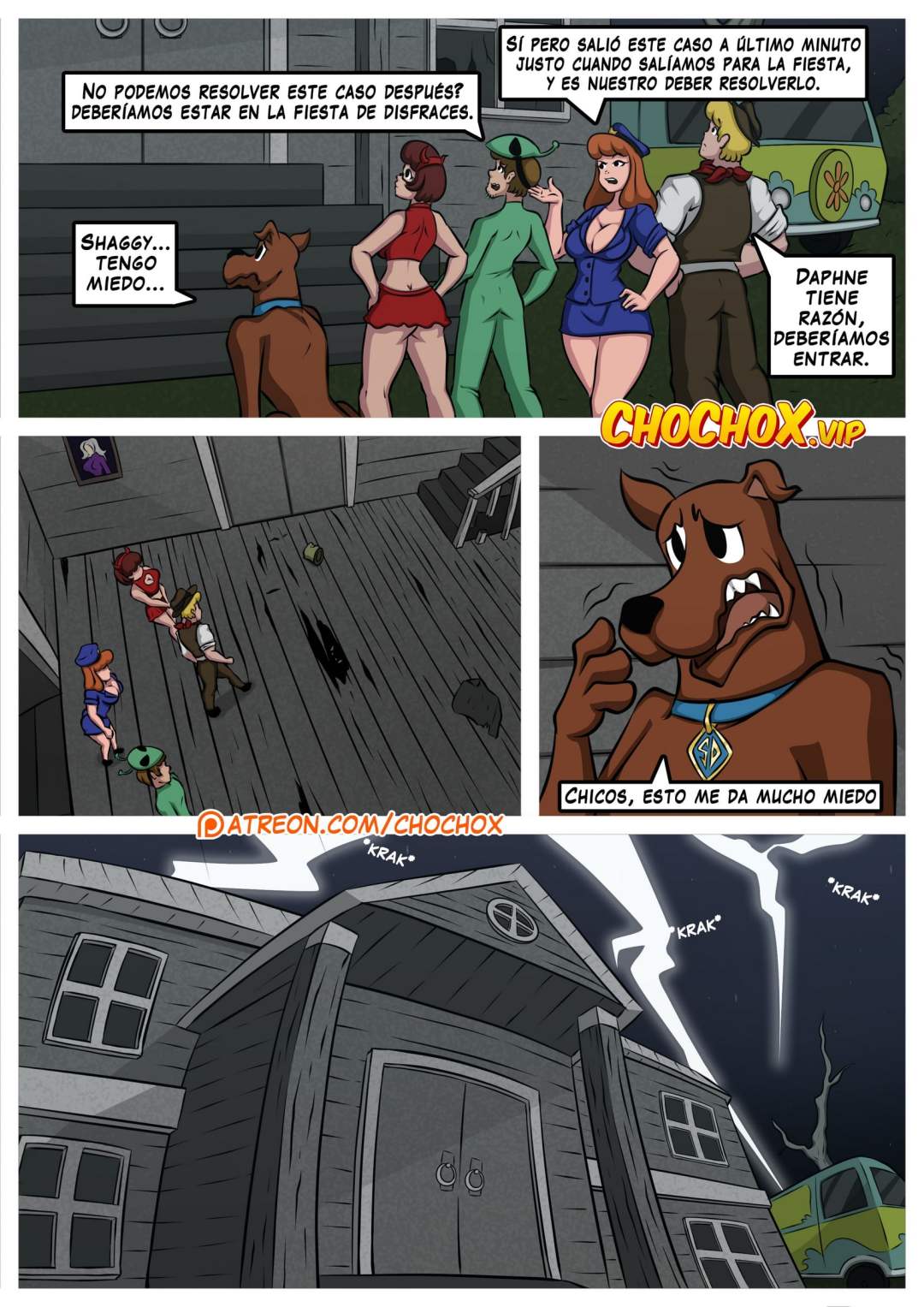 Comic Porno Scooby Doo! - La Noche De Halloween (#2)