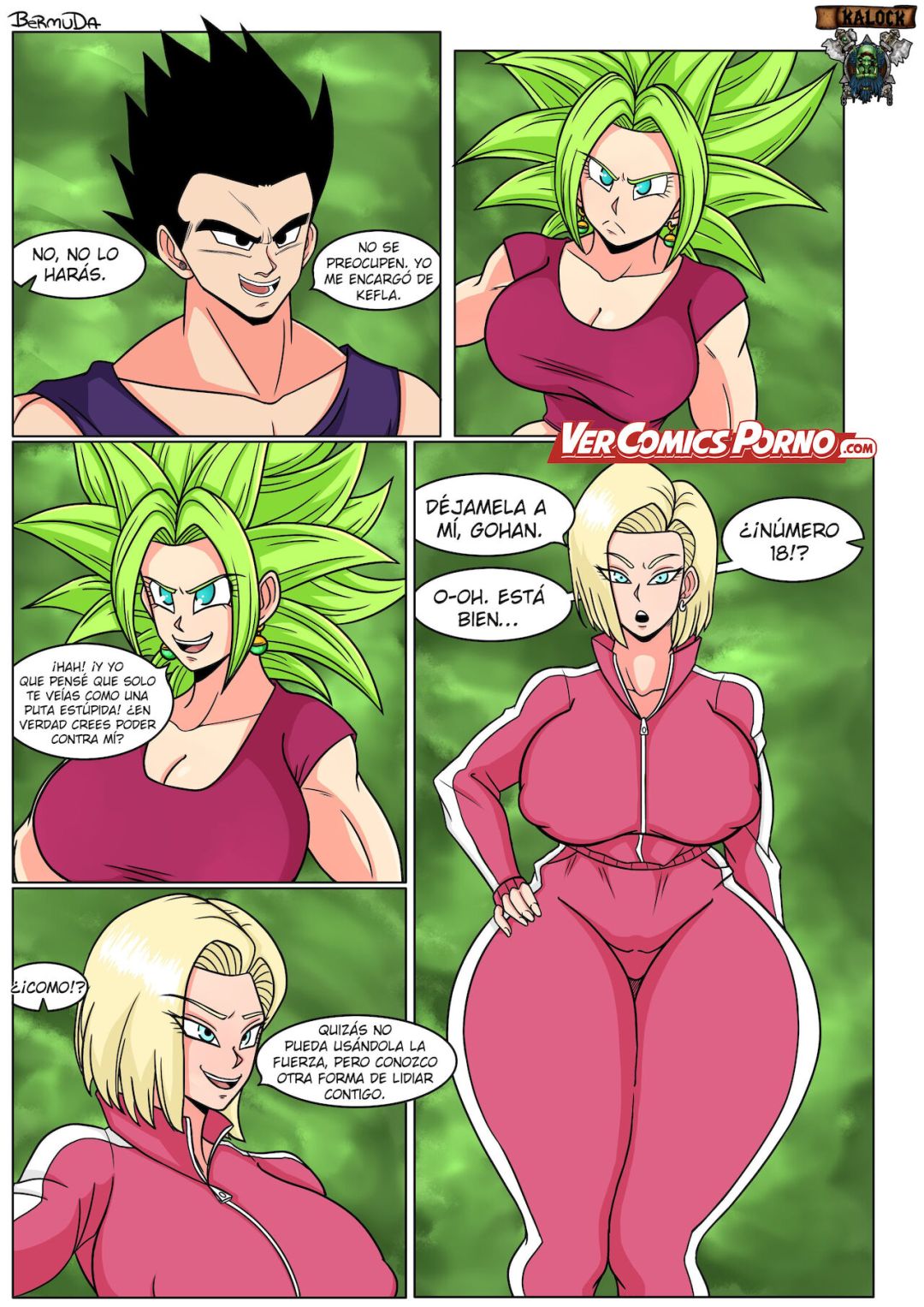 Comic Porno de Android 18 Has A Plan - Bermuda (#1)