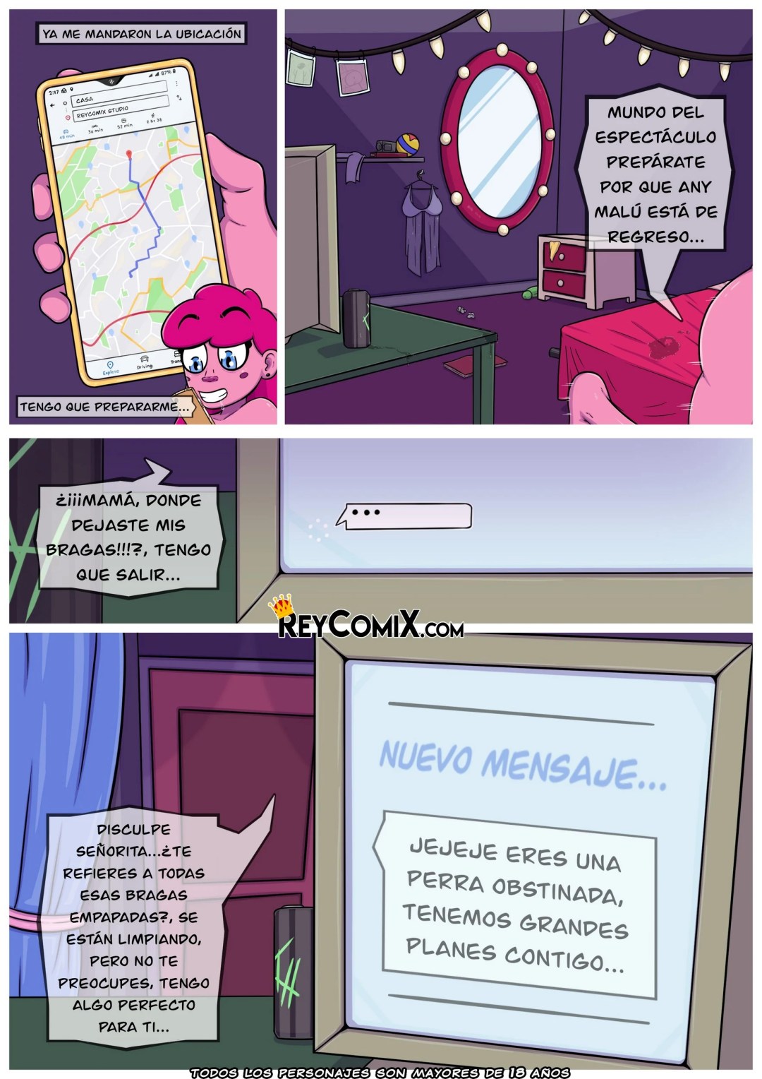 Comic Porno Any Malu - The Pink Bitches XXX - GreenDogg (#6)