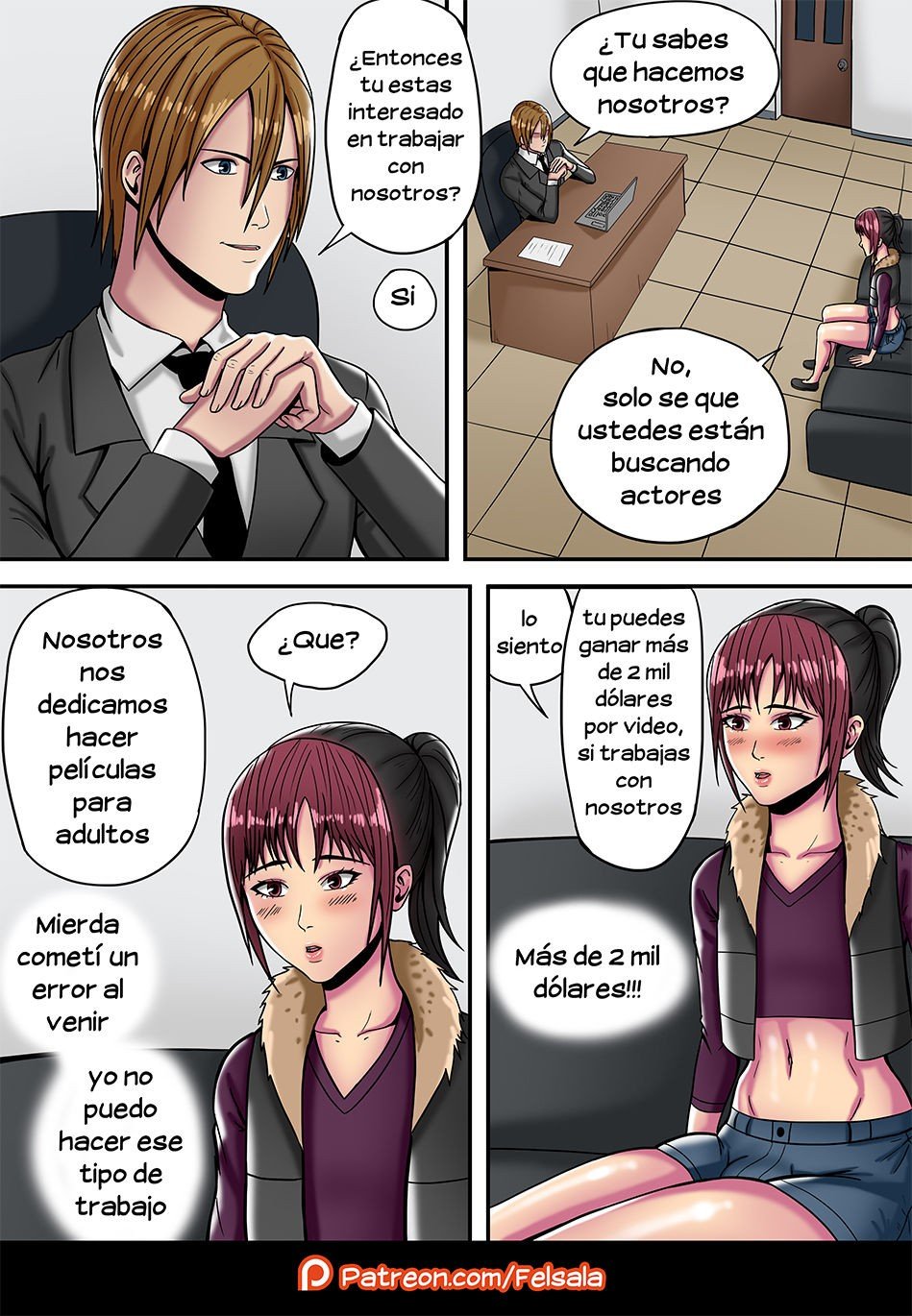 Comic Porno Buscando Trabajo 1 - Felsala (#4)