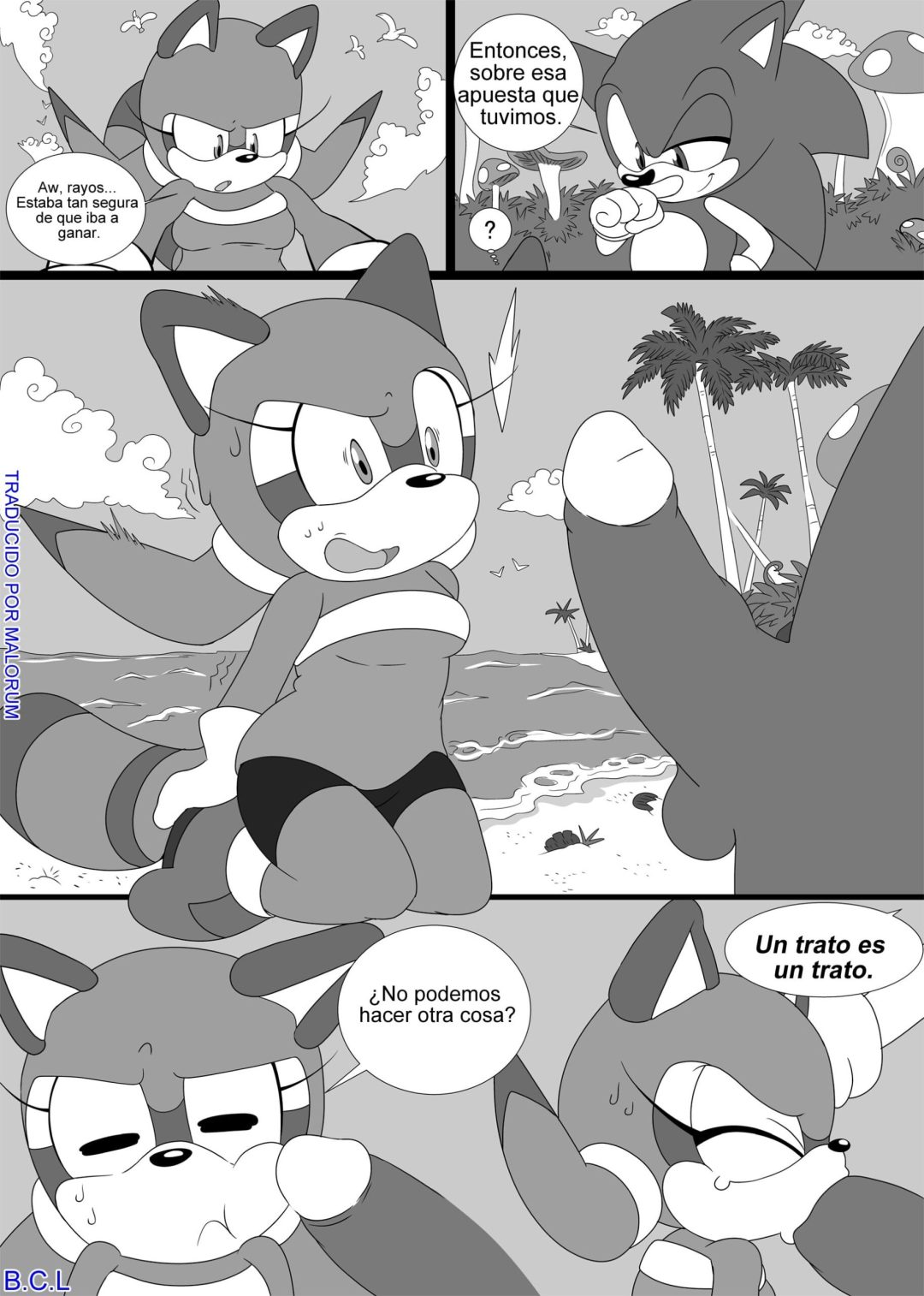 Comic Porno Sonic And Marine New Venture! - Escopeto (#4)