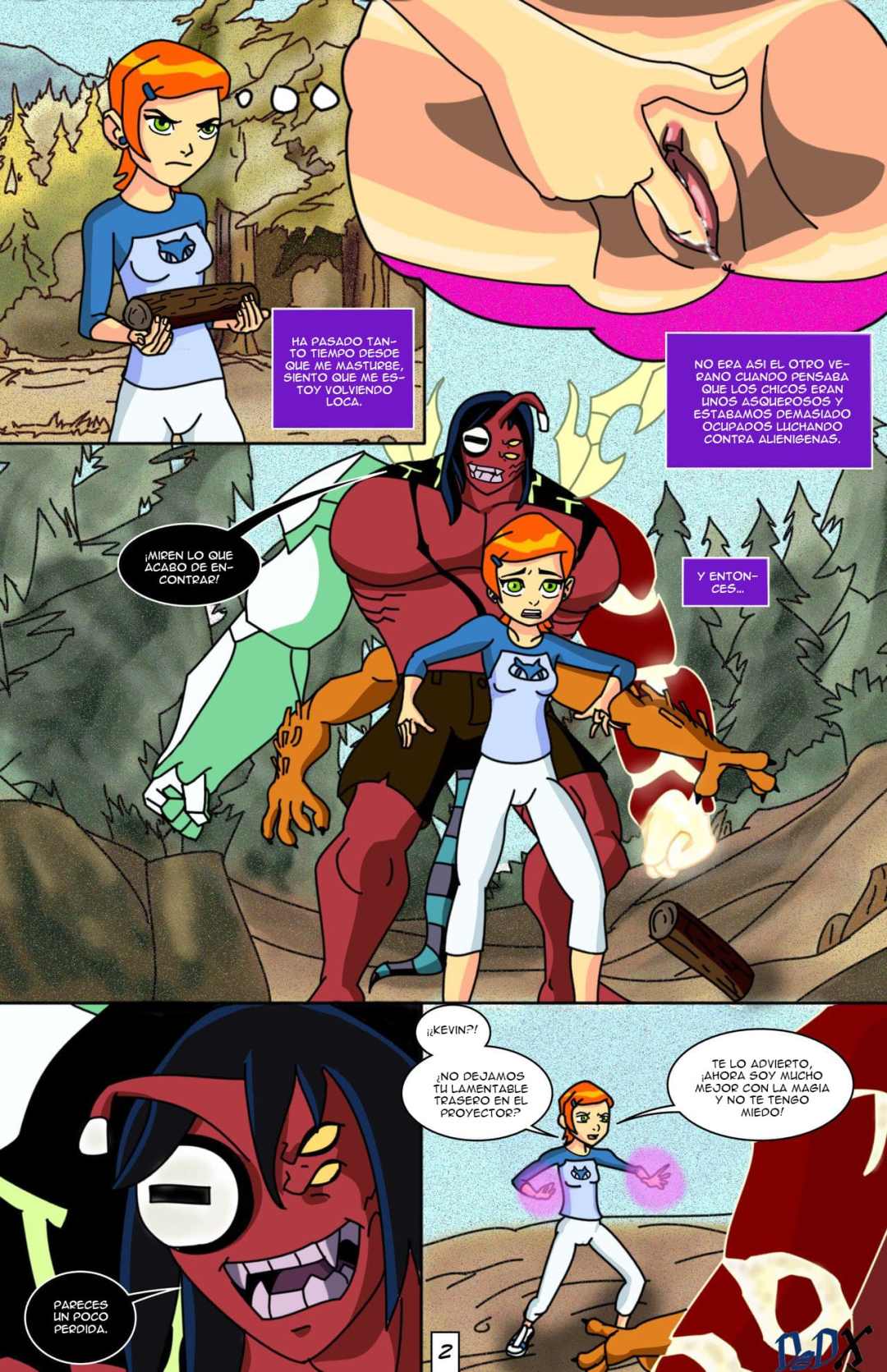 Comic Porno Gwen X 11 - DeDX (#3)