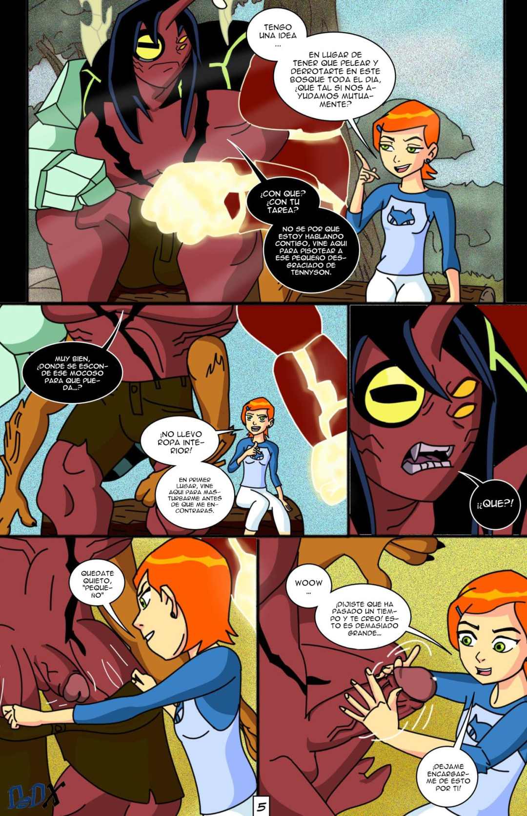 Comic Porno Gwen X 11 - DeDX (#6)
